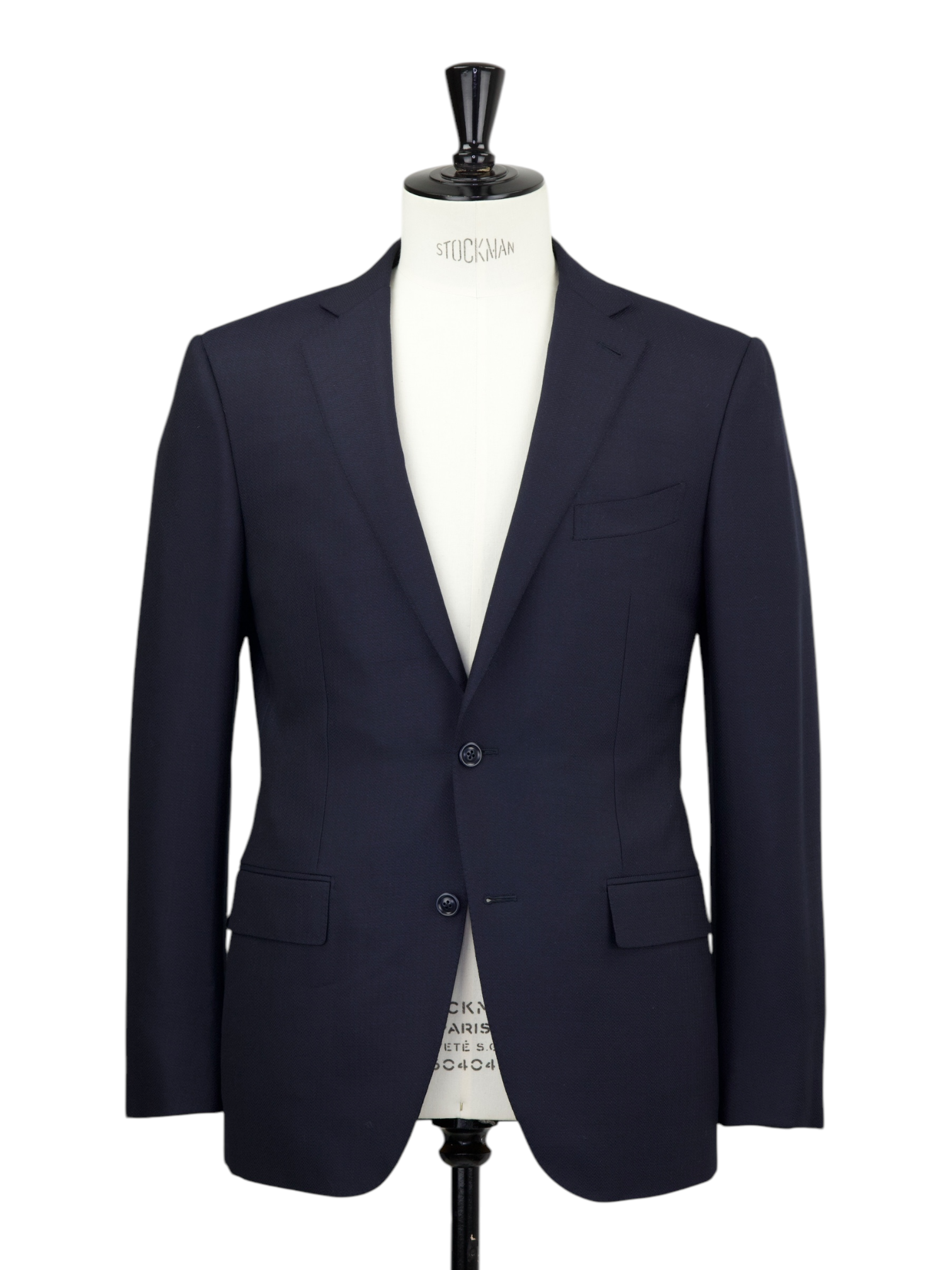 Ermenegildo Zegna Navy Wool "10 Pockets" Zig-Zag Jacket