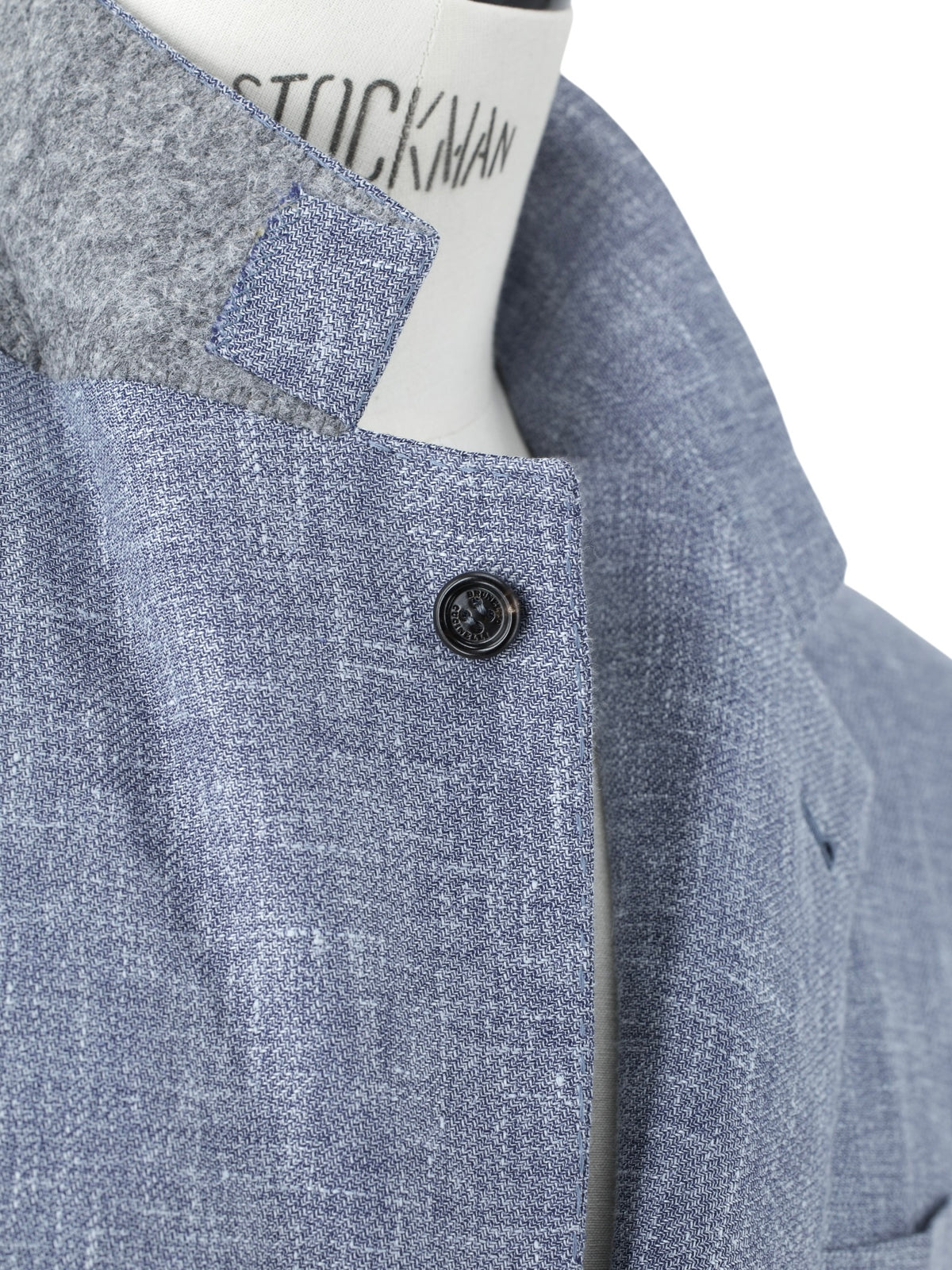 Brunello Cucinelli Steel Blue Linen, Wool & Silk Melange Suit
