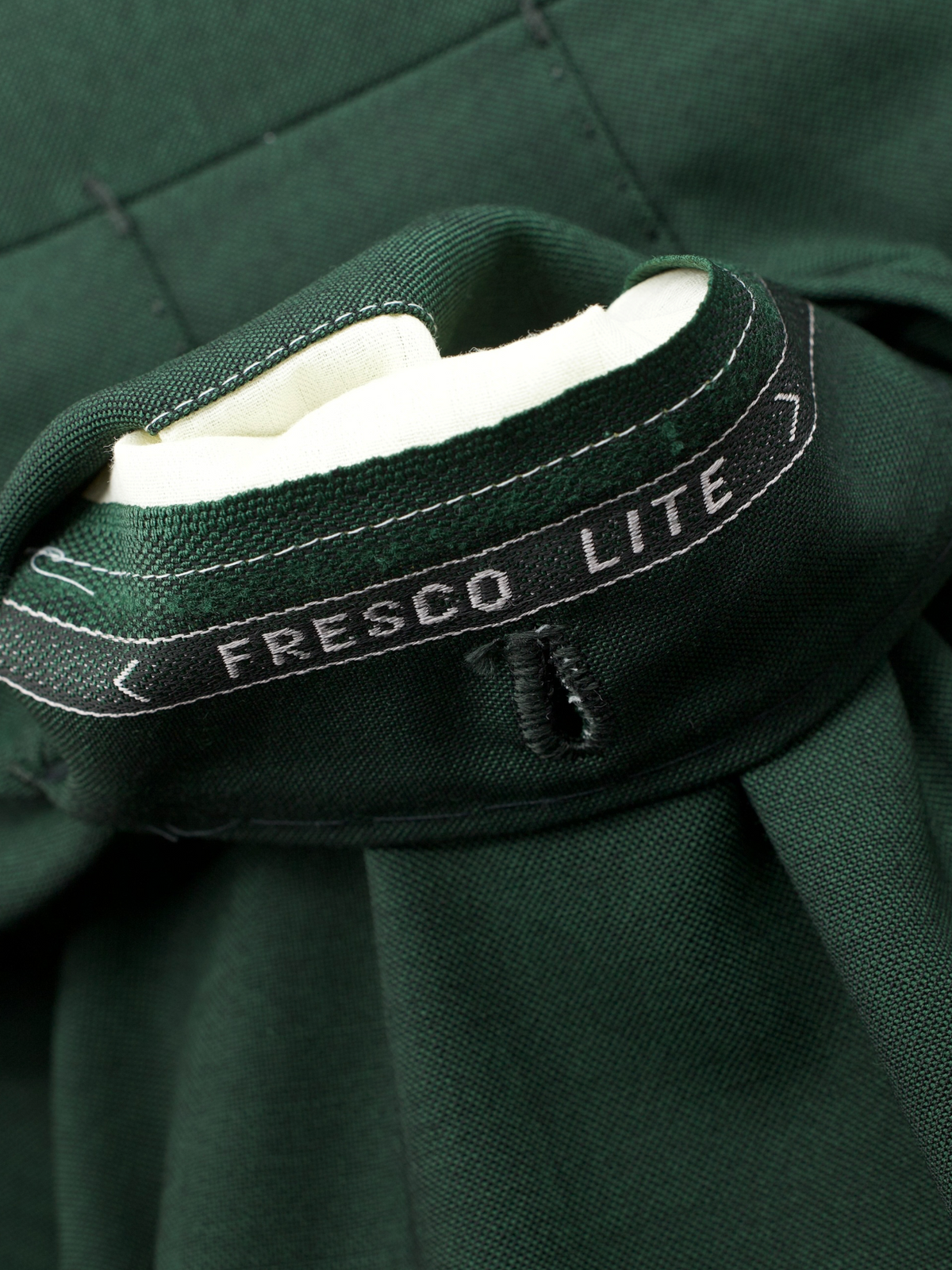 Sartoria Voglio Racing Green "Fresco Lite" Wool Sartorial Trousers