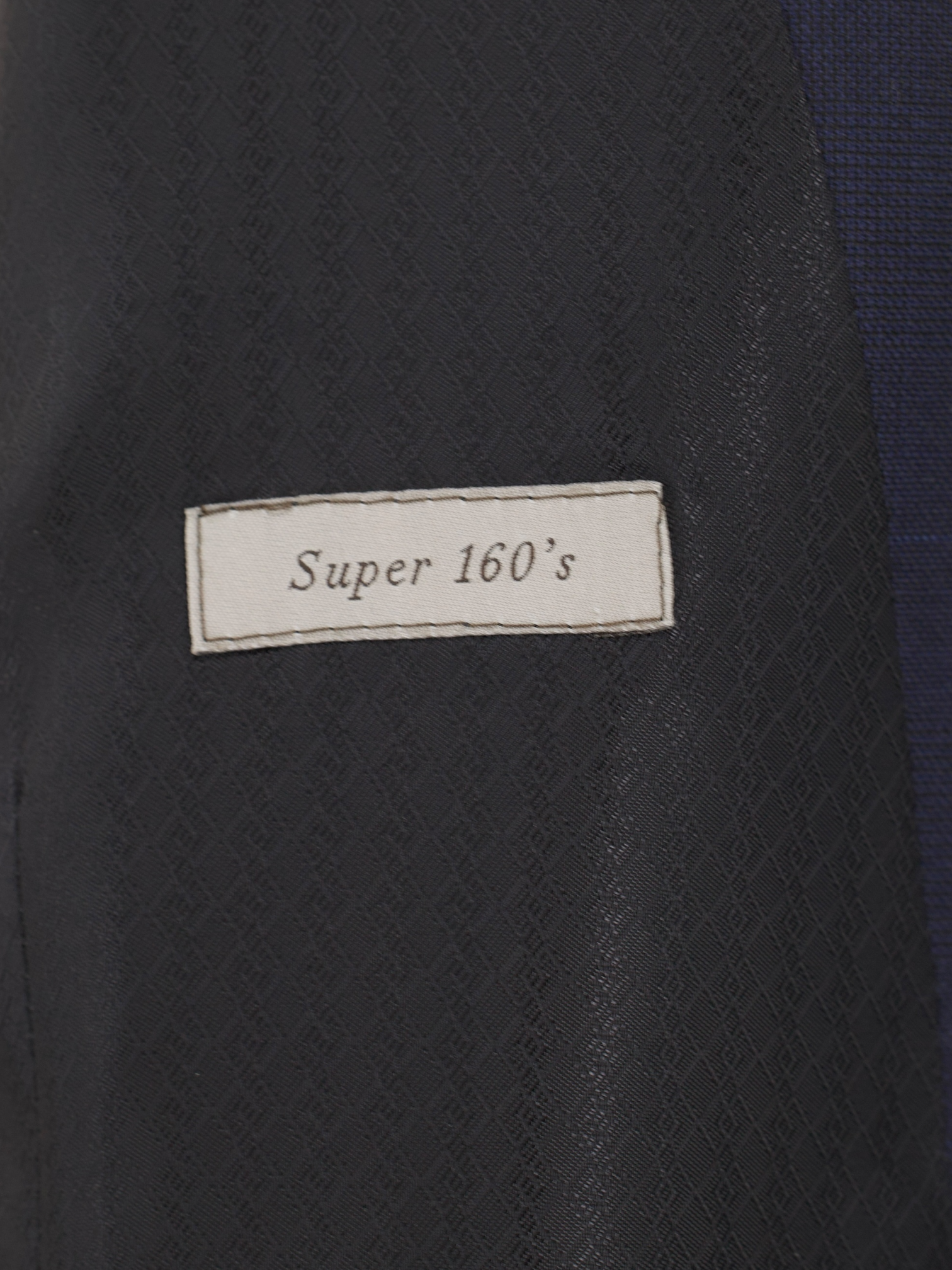 Canali Navy & Light Blue Super 160's Windowpane Waistcoat