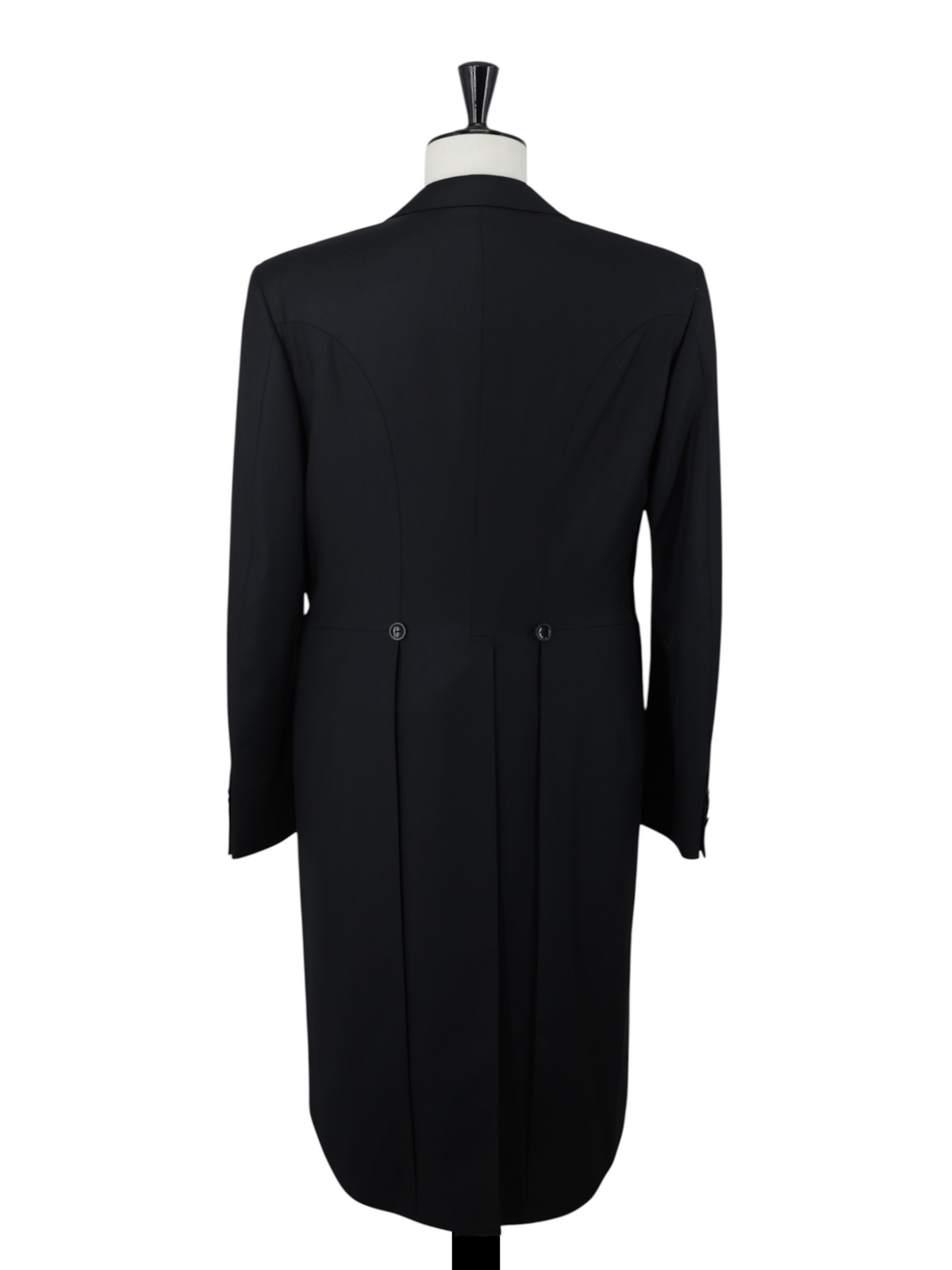 Ermenegildo Zegna Black & Grey Trofeo-Wool Traditional Morning Suit