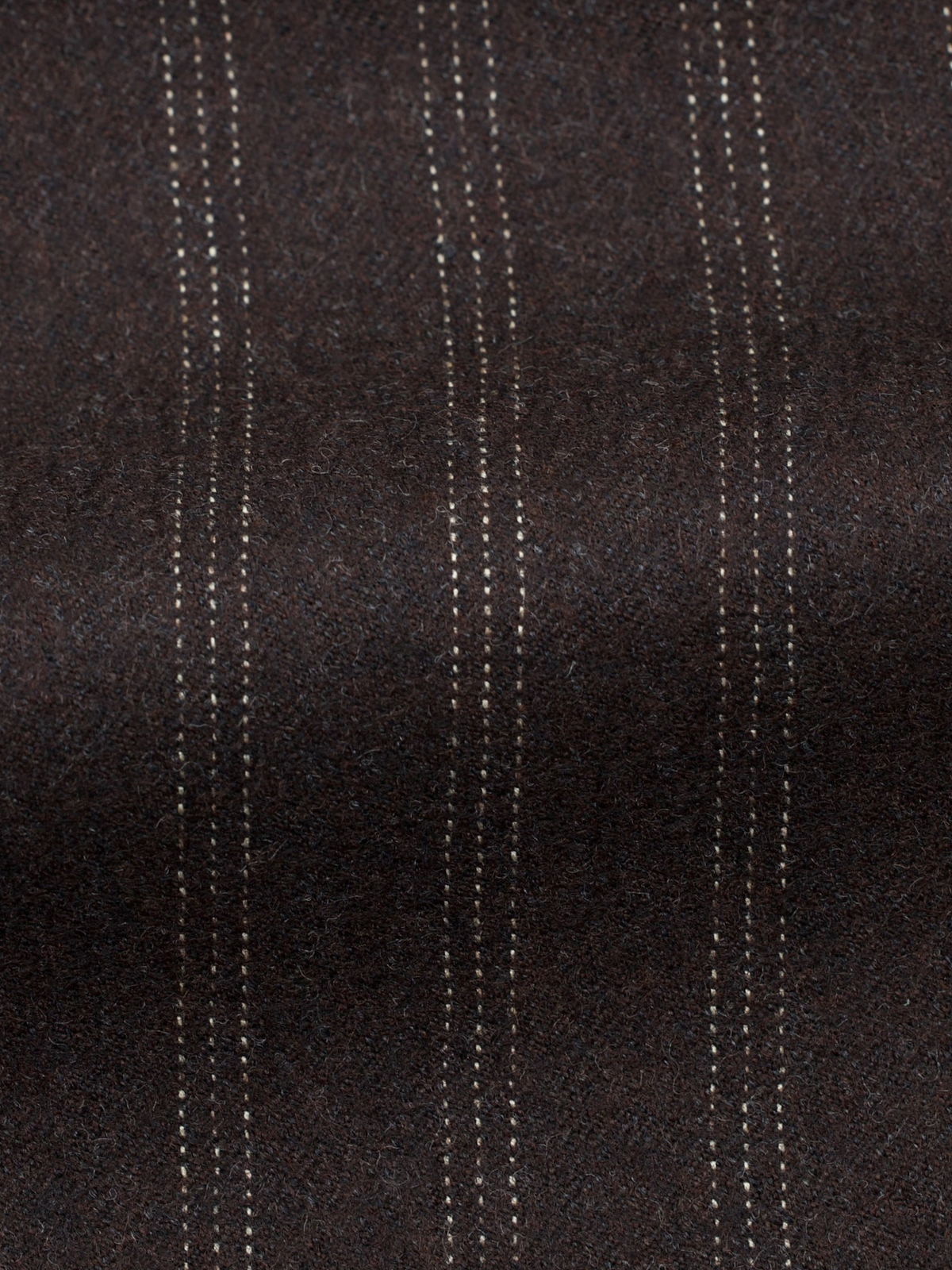 Cesare Attolini Dark Brown Wool-Flannel Vintage-Stripe Suit