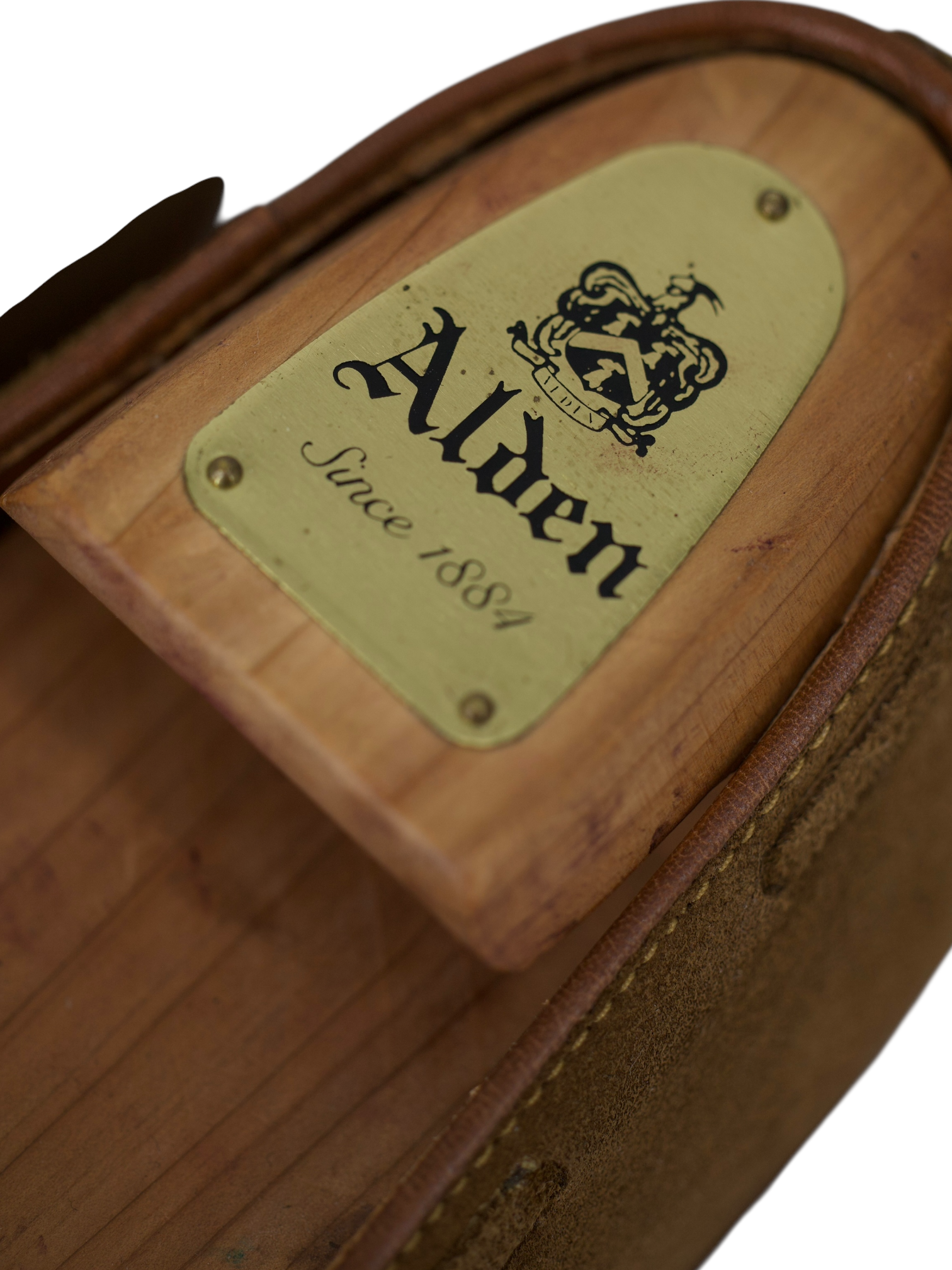 Alden x Fortela Nut Brown Suede Tassel Loafer