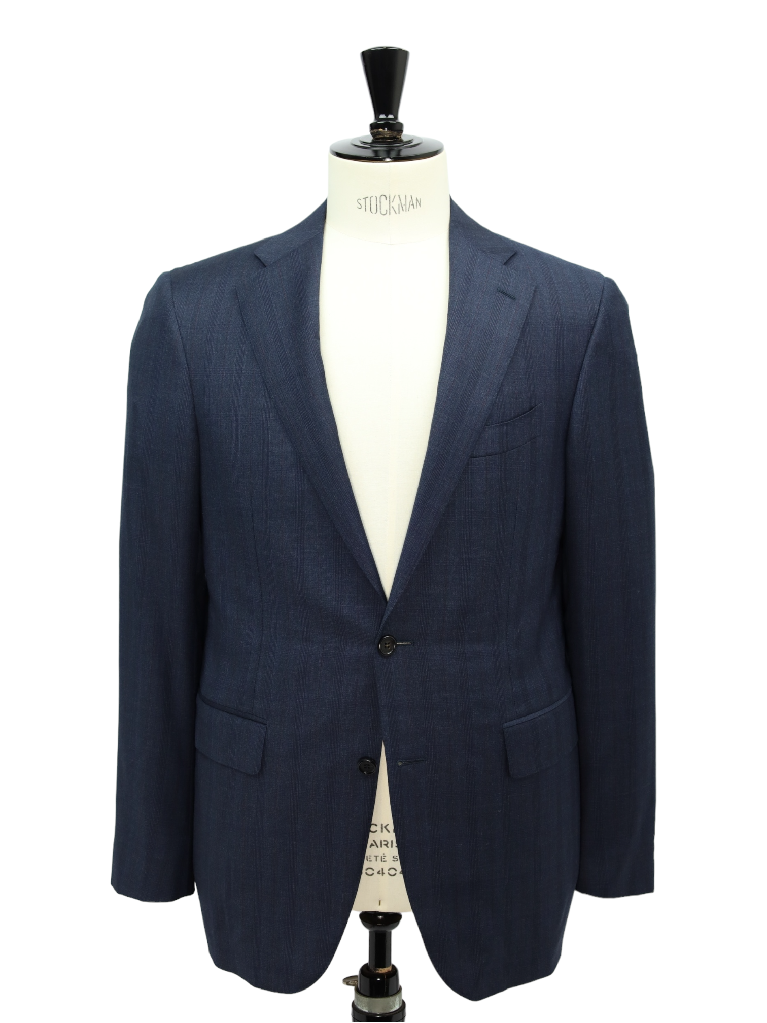 Canali Blue Glenplaid Suit