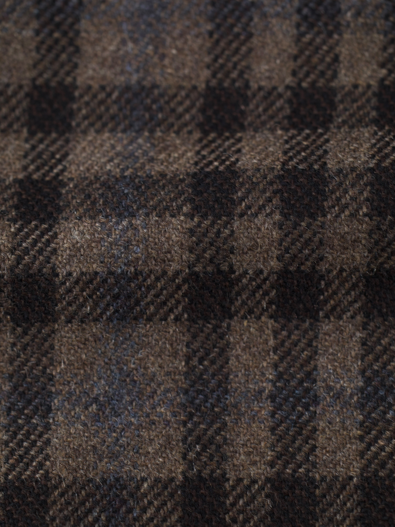 Ermenegildo Zegna Brown Pure Cashmere Tartan Mila Jacket