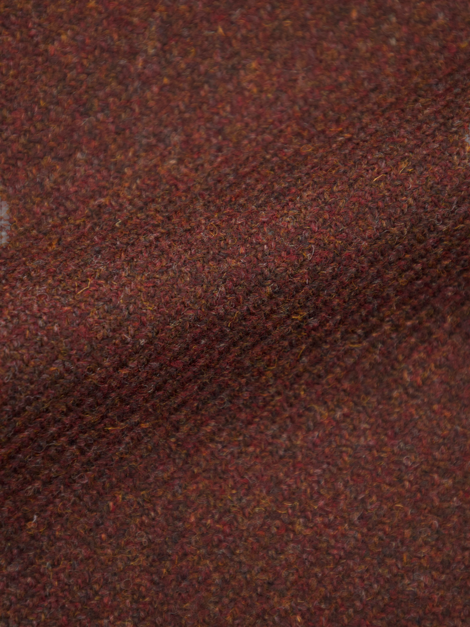 Corneliani Burgundy Wool & Cashmere Micro-Structure Jacket