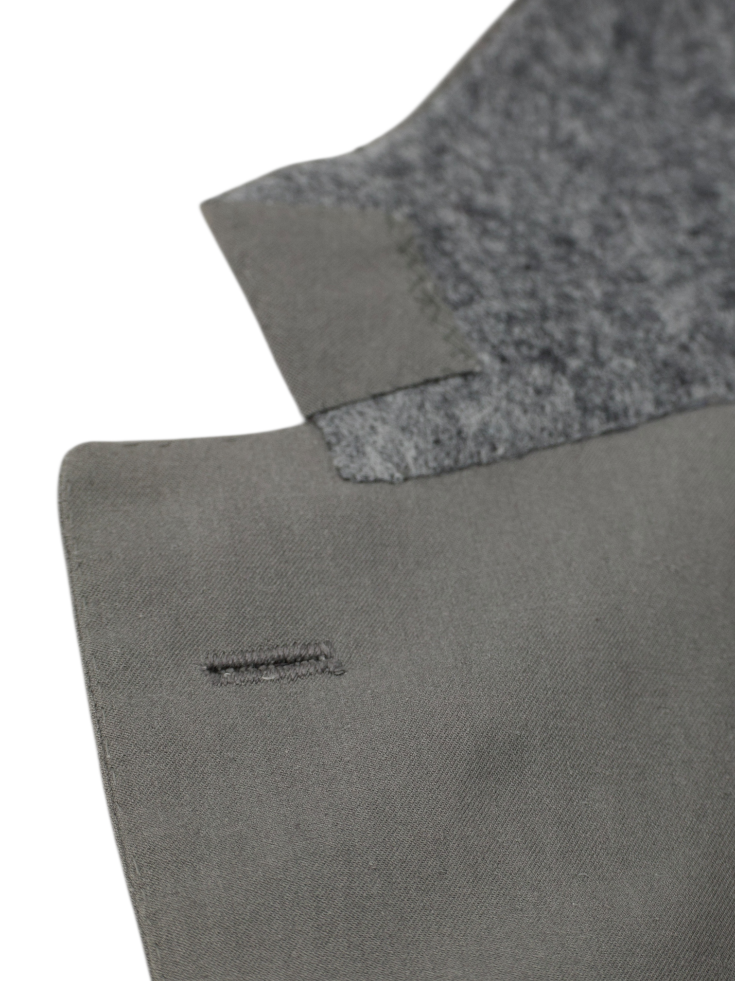 Kiton Grey Pure Cotton Lightweight Neapolitan Jacket