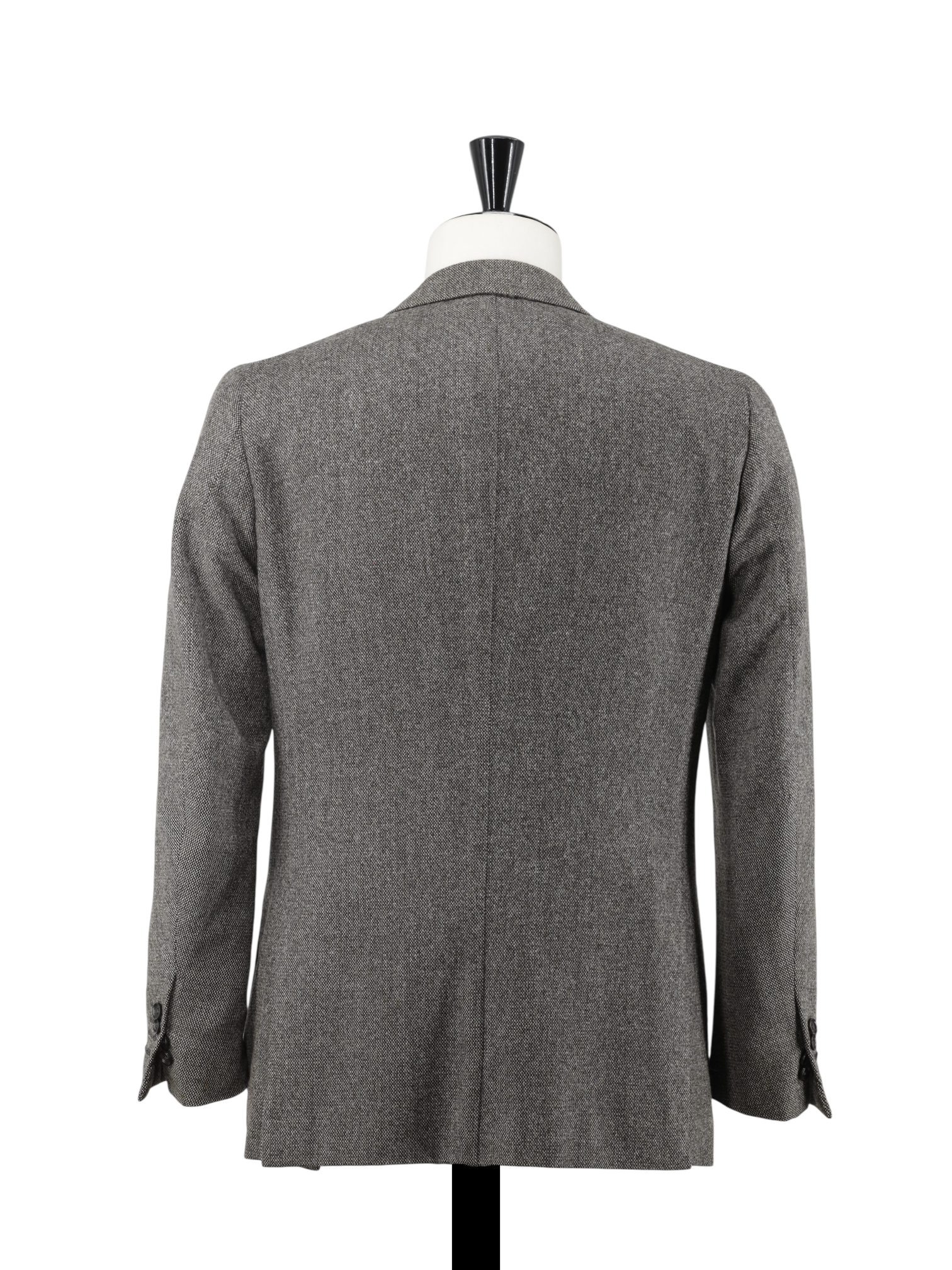 Isaia Light Brown Wool & Cashmere Micro-Pattern Jacket