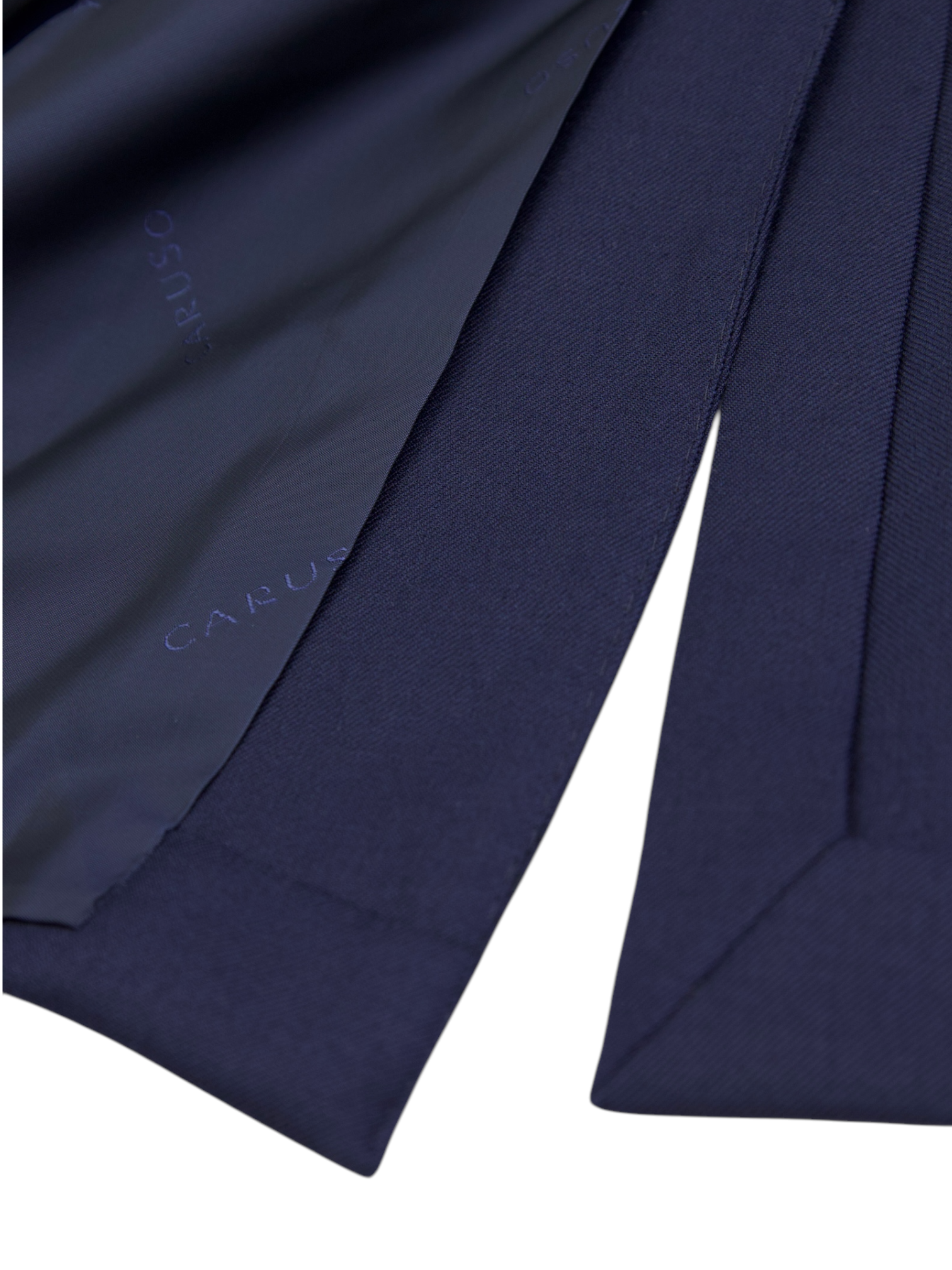 Caruso Navy Cashmere & Silk Twill Tosca Jacket