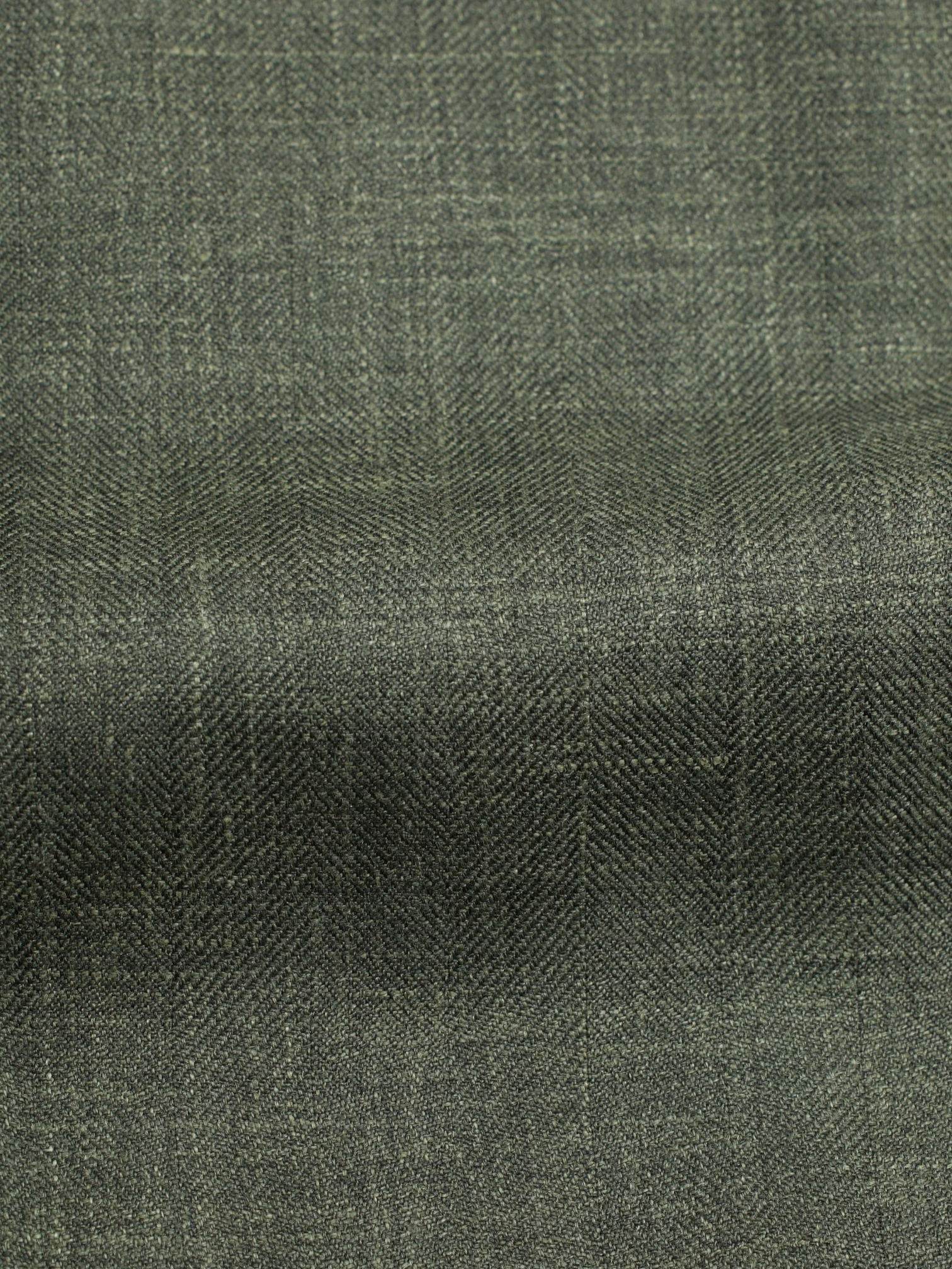 Caruso Sage Green Wool, Silk & Linen Melange Aida Jacket