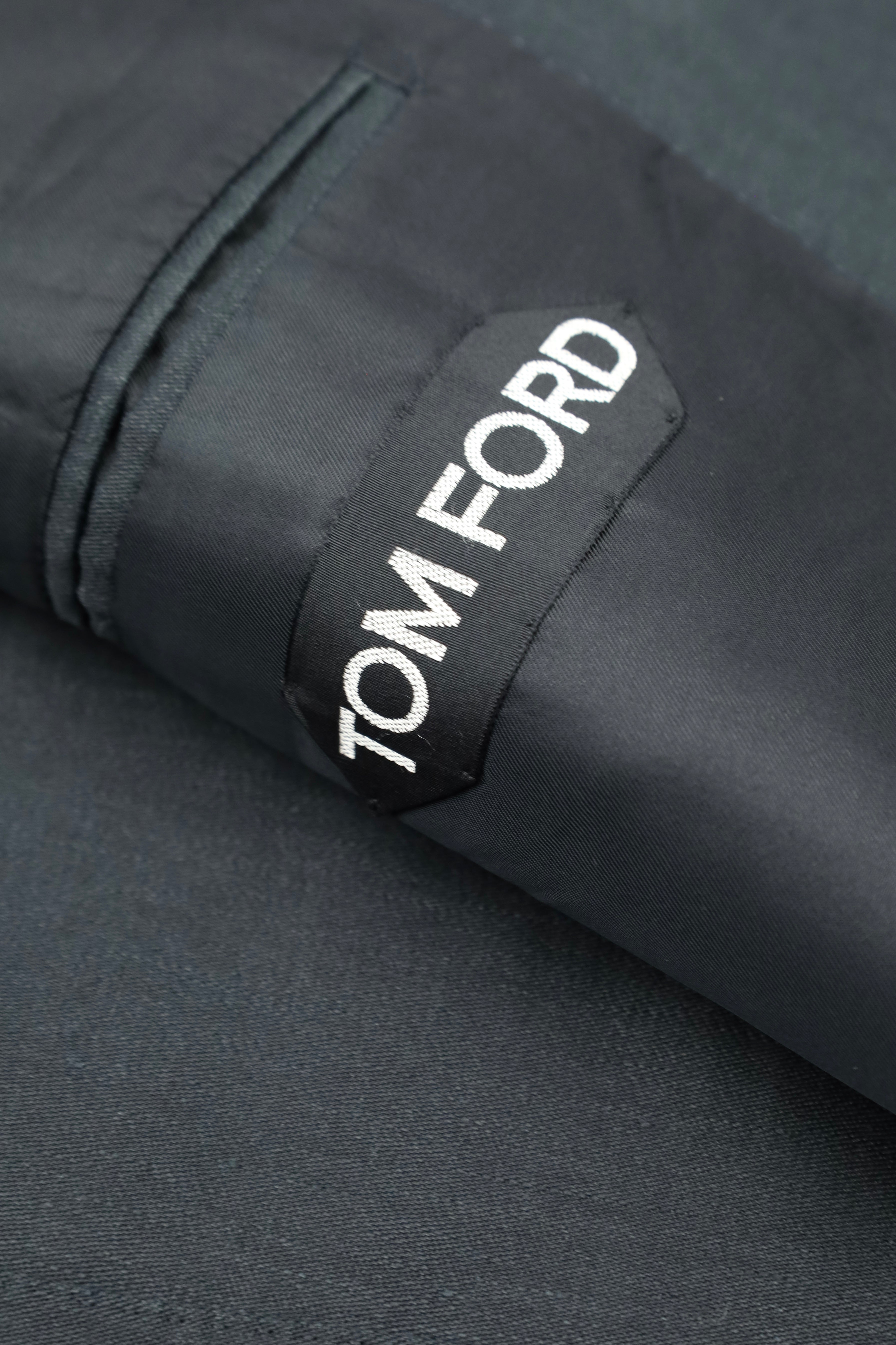 Tom Ford Black Linen O'Connor Jacket