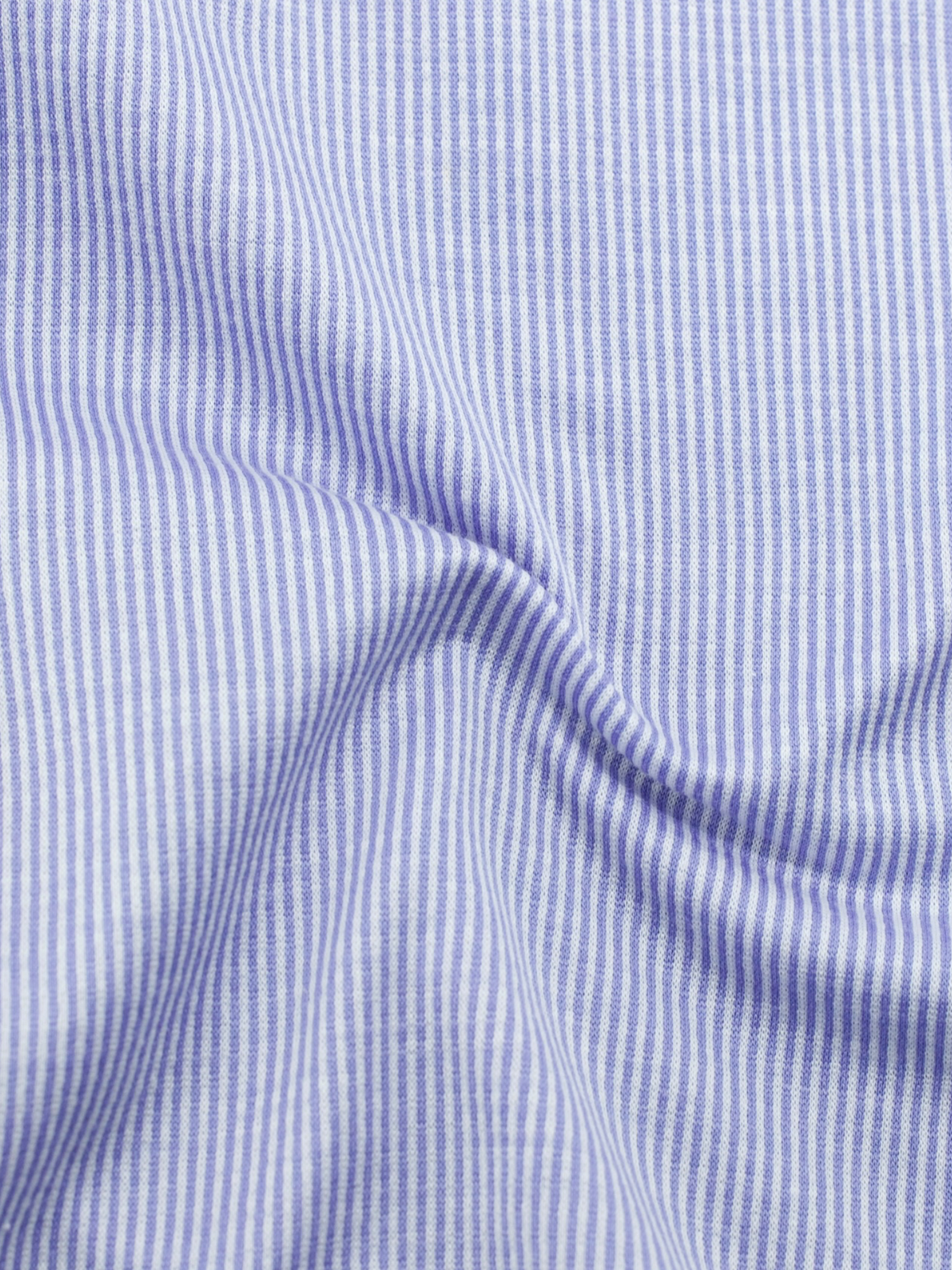 Cesare Attolini Light Blue & White Knitted-Cotton Shirt