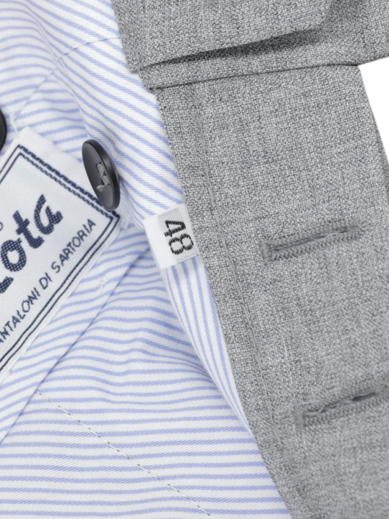 Rota Grey Cool-Wool Fresco Sartorial Trousers