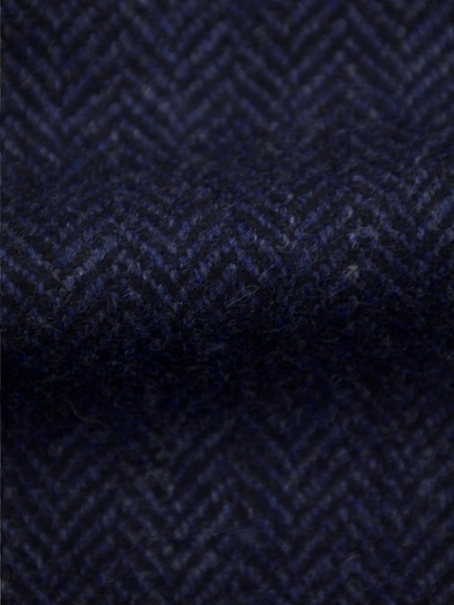 Caruso Blue Wool & Cashmere Herringbone “Butterfly” Jacket