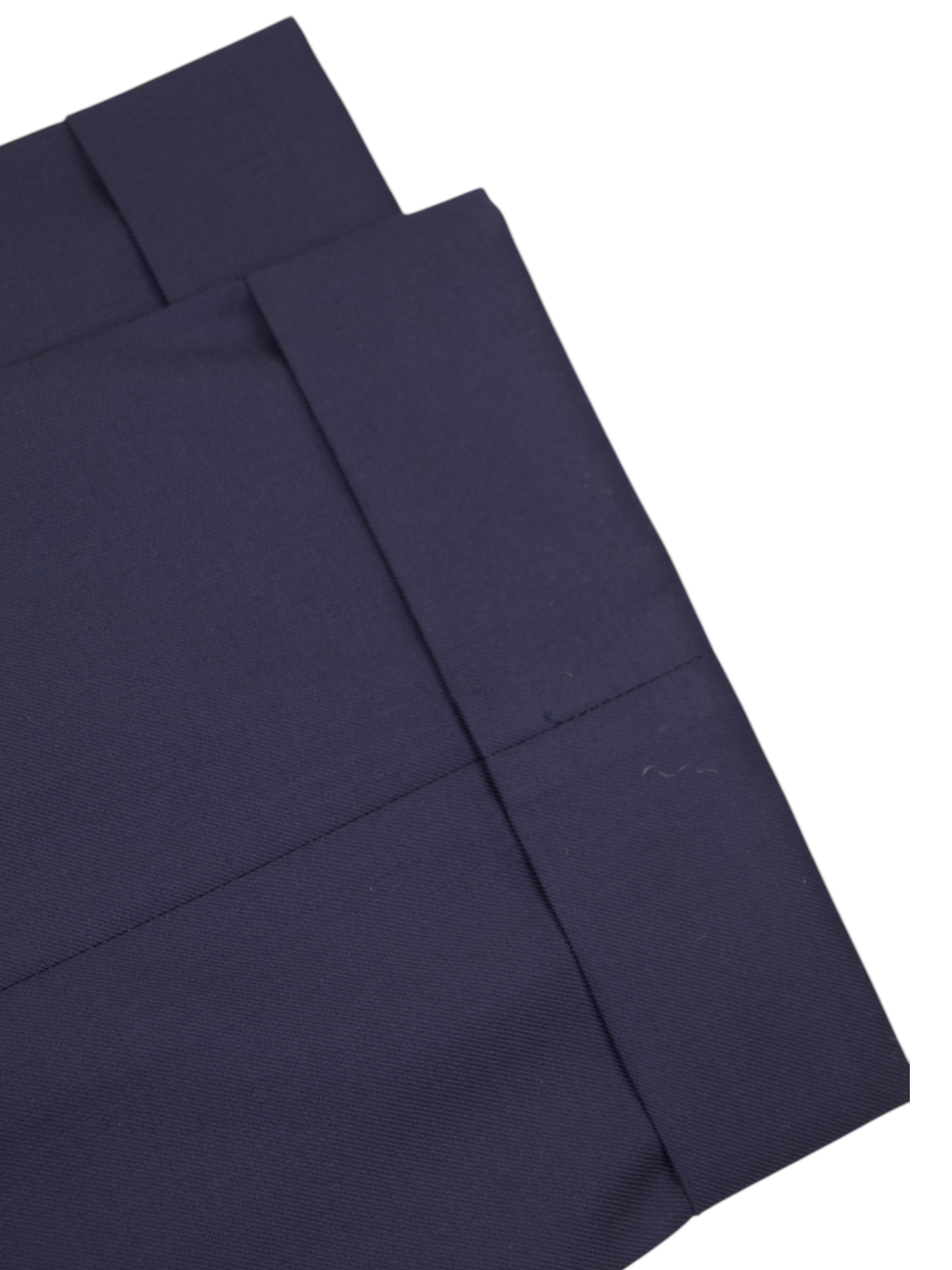 Kiton Blue Classic Suit Trousers