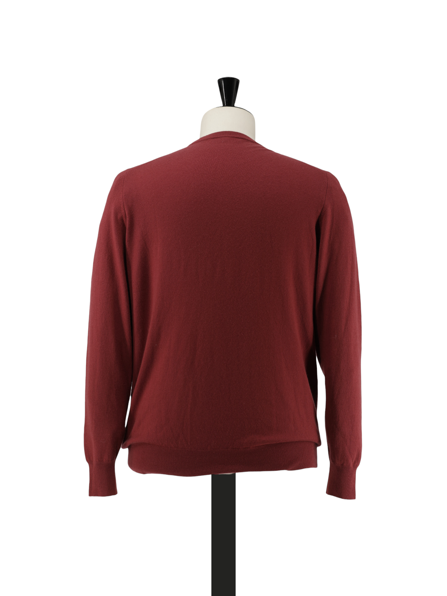 Loro Piana Kummel Red Baby Cashmere Round Neck Kniwear