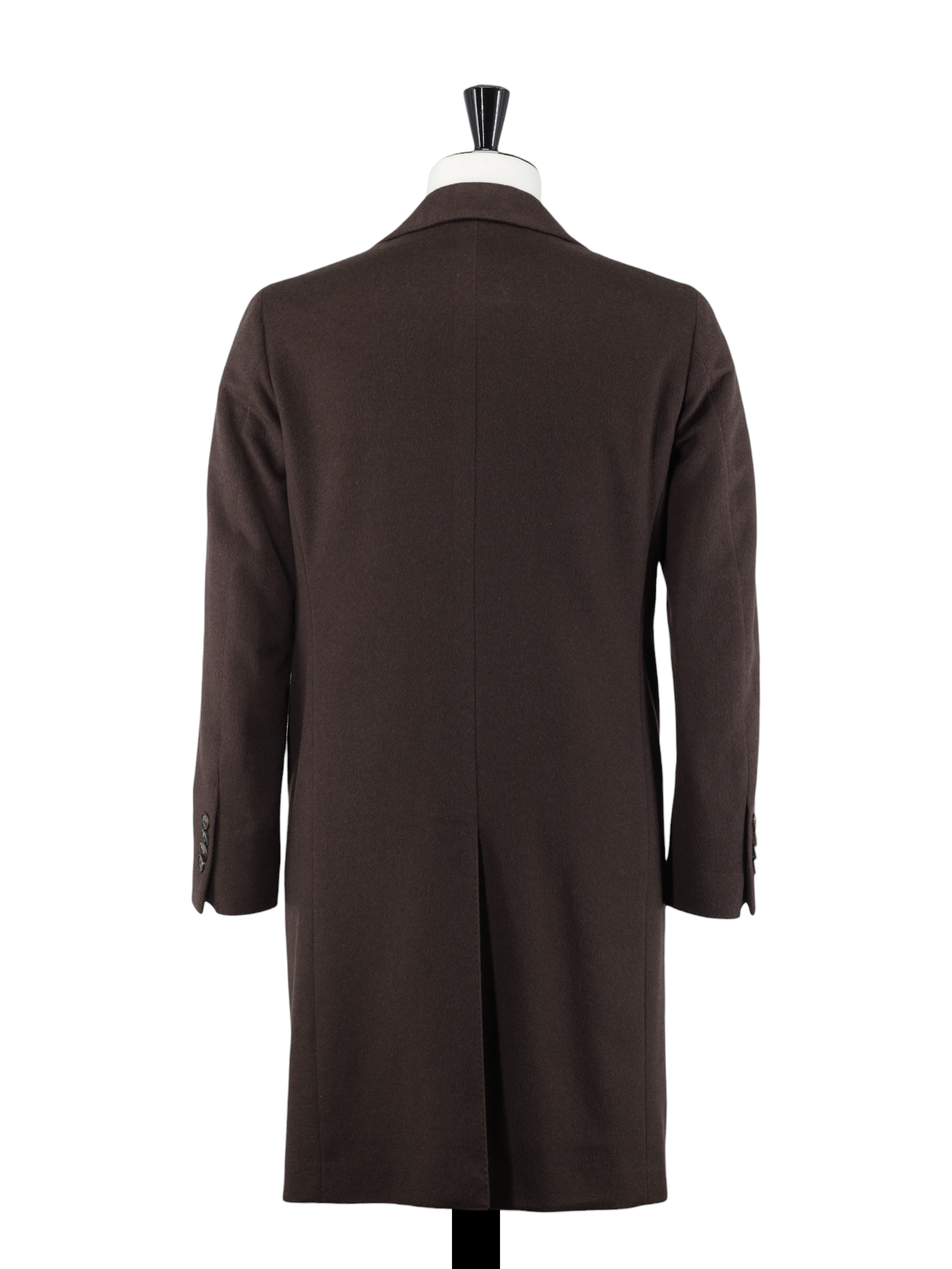 Piacenza Chocolate Brown Pure Plushy-Cashmere Overcoat