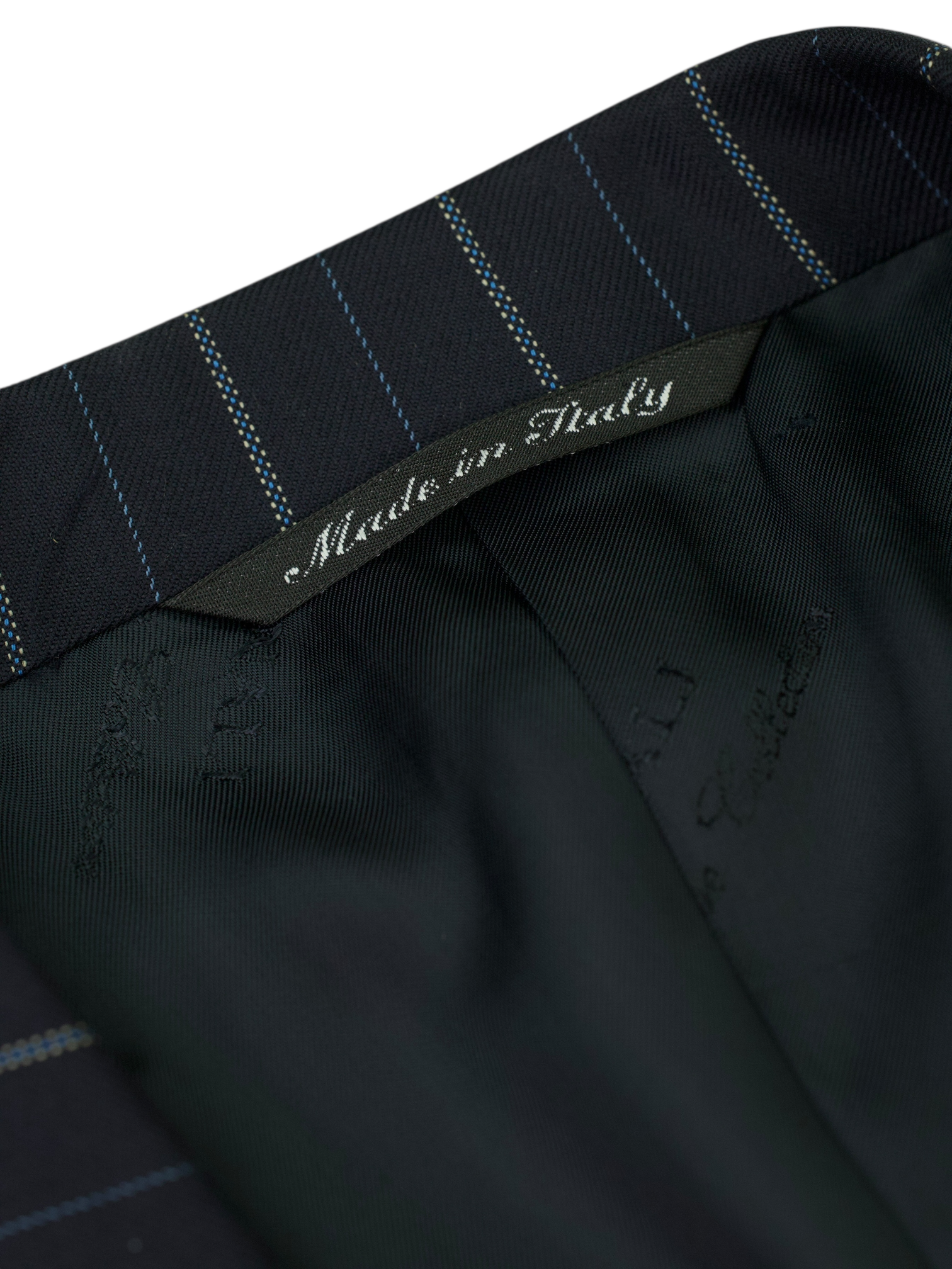 Canali Navy & Light Blue Super 150's "Exclusive Collection" Multi-Pinstripe Suit