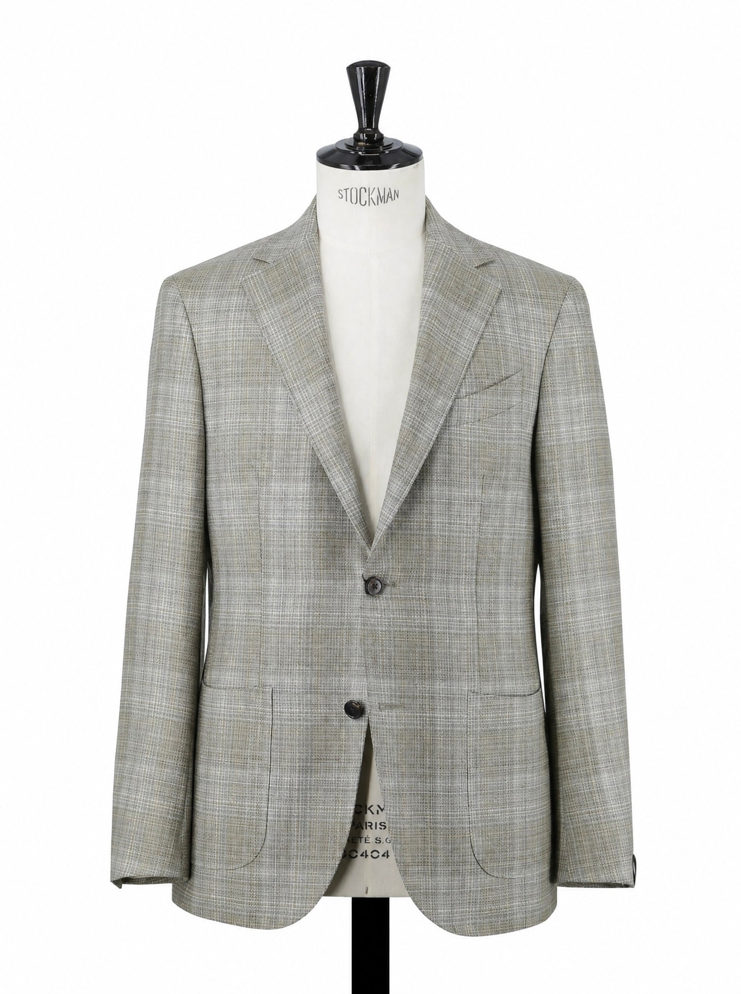 Corneliani Olive Green Wool, Silk & Linen "Sartoria Light" Jacket