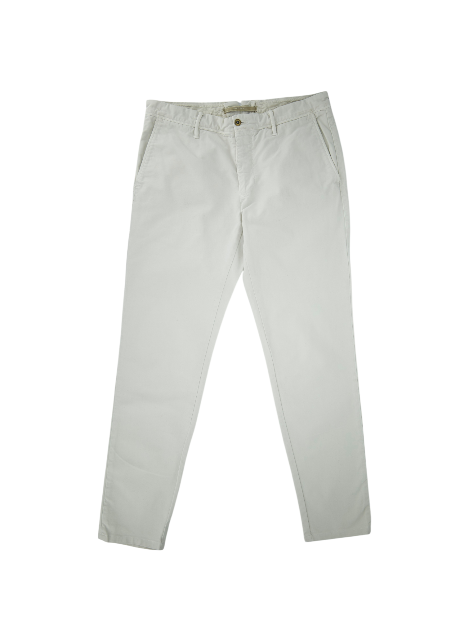 Incotex Ecru Cotton & Strech “Slacks” Chino