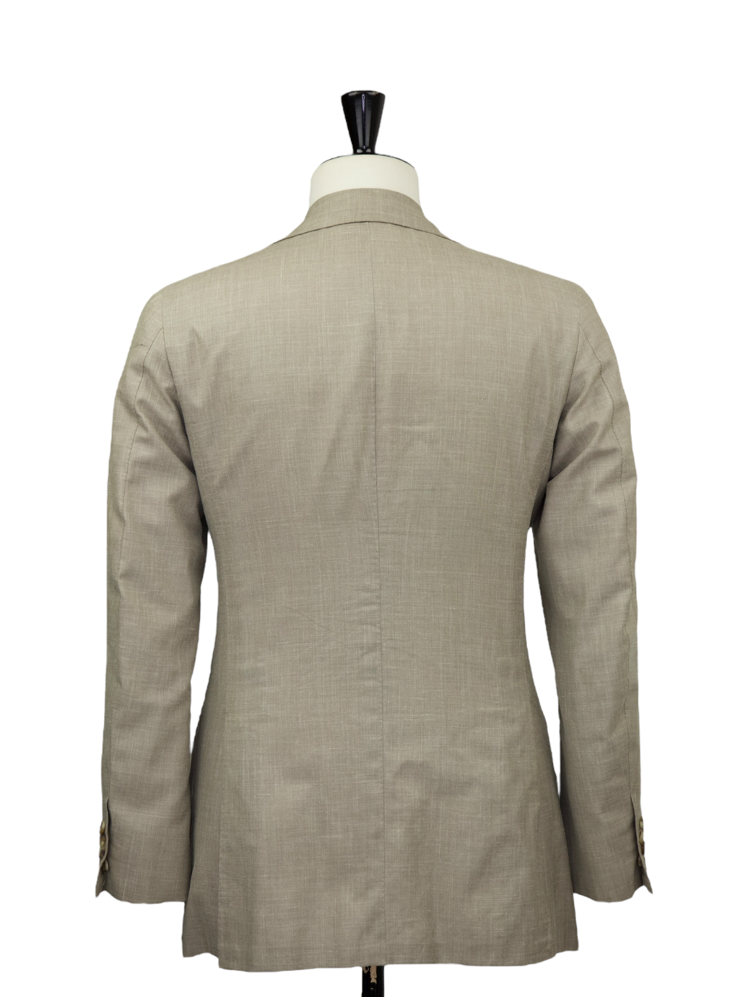 Orazio Luciano Light Brown Wool, Silk & Linen "Summertime" Jacket