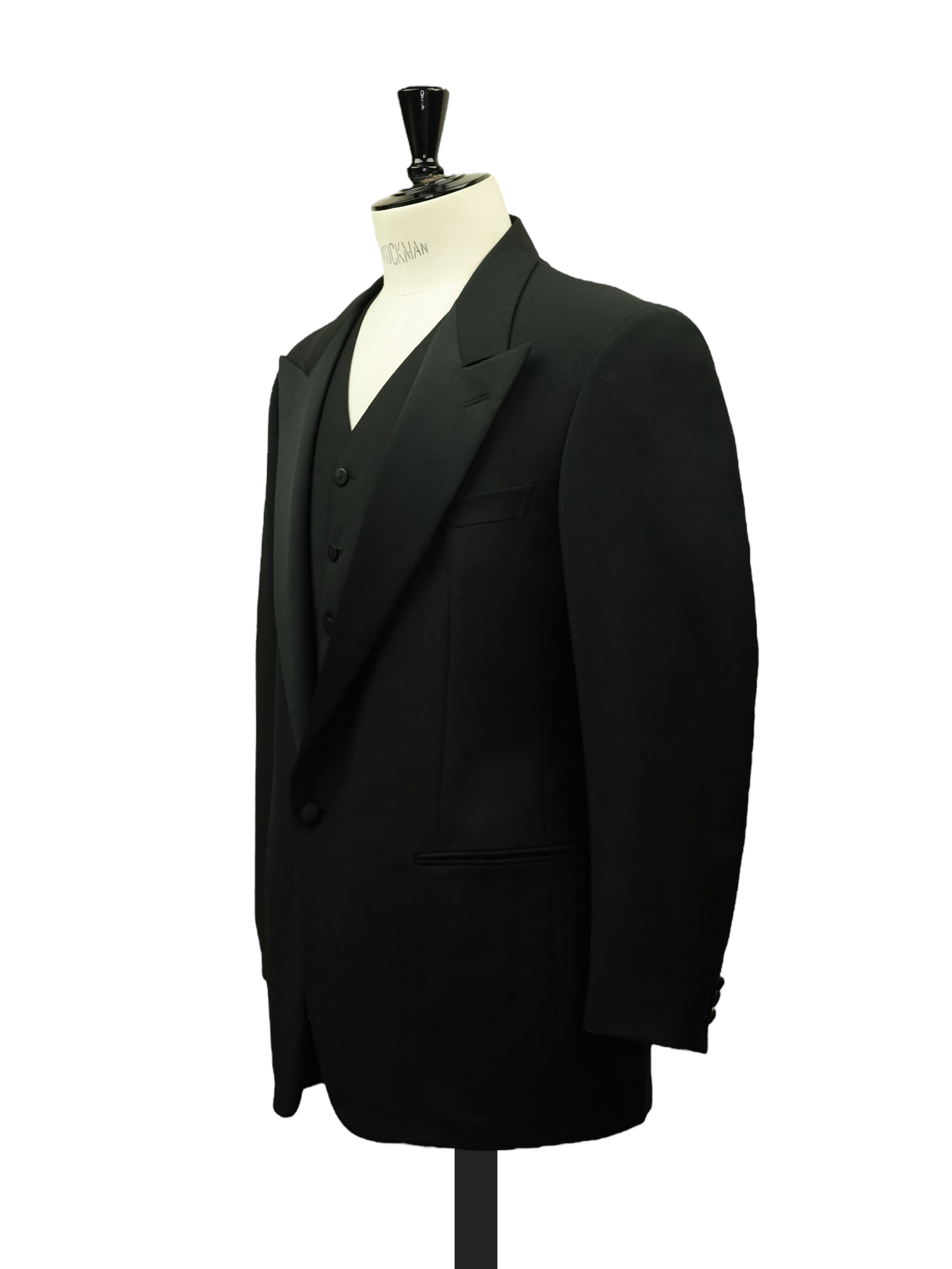 Ermenegildo Zegna Black Vintage Wool & Mohair 3-Piece Tuxedo