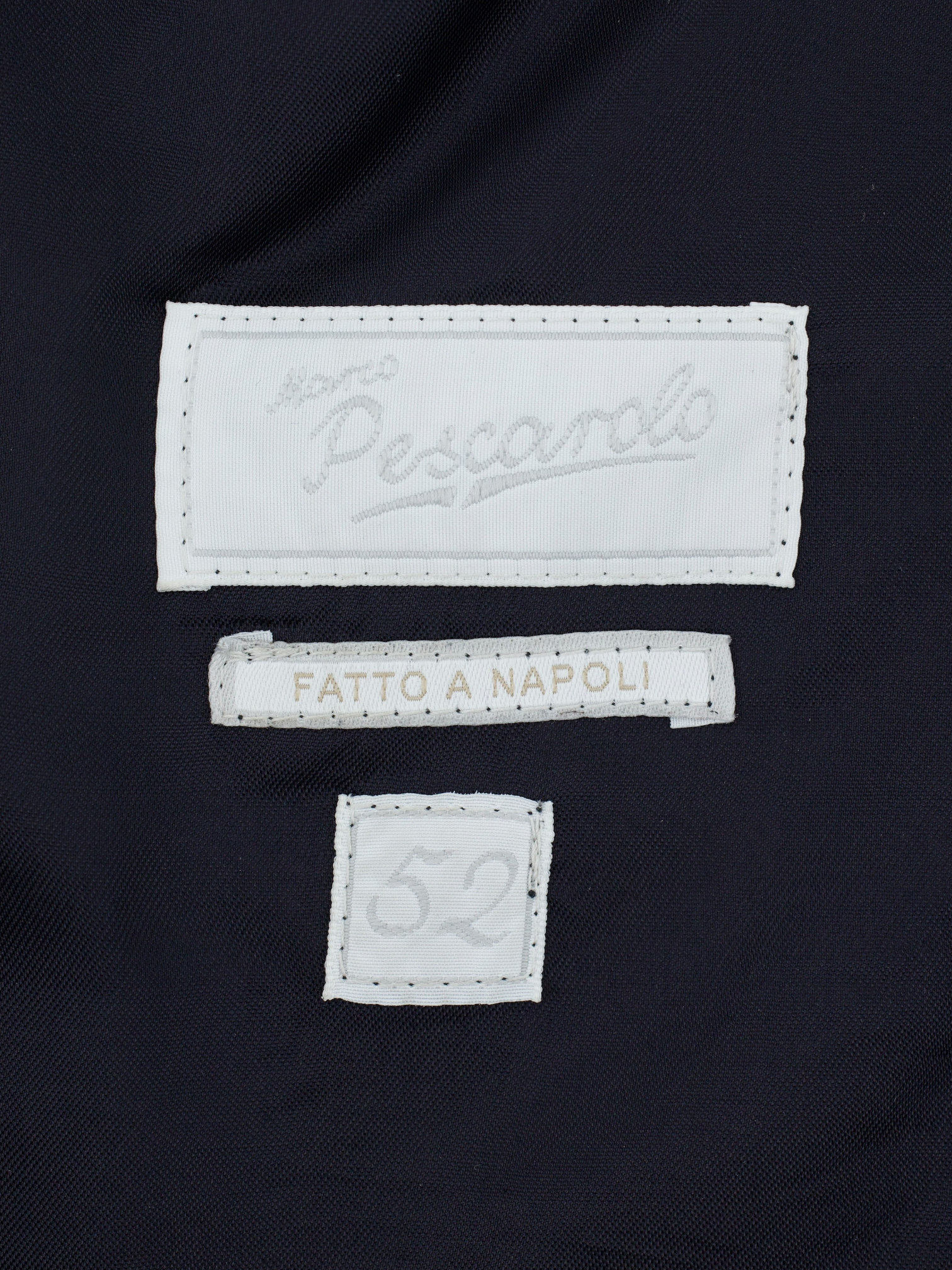 Marco Pescarolo Navy Wool-Stretch Zip-Up Blouson Jacket