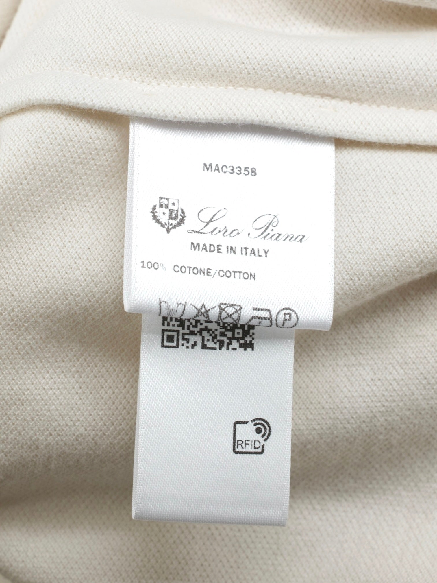 Loro Piana Beige Lightweight Cotton-Pique Polo