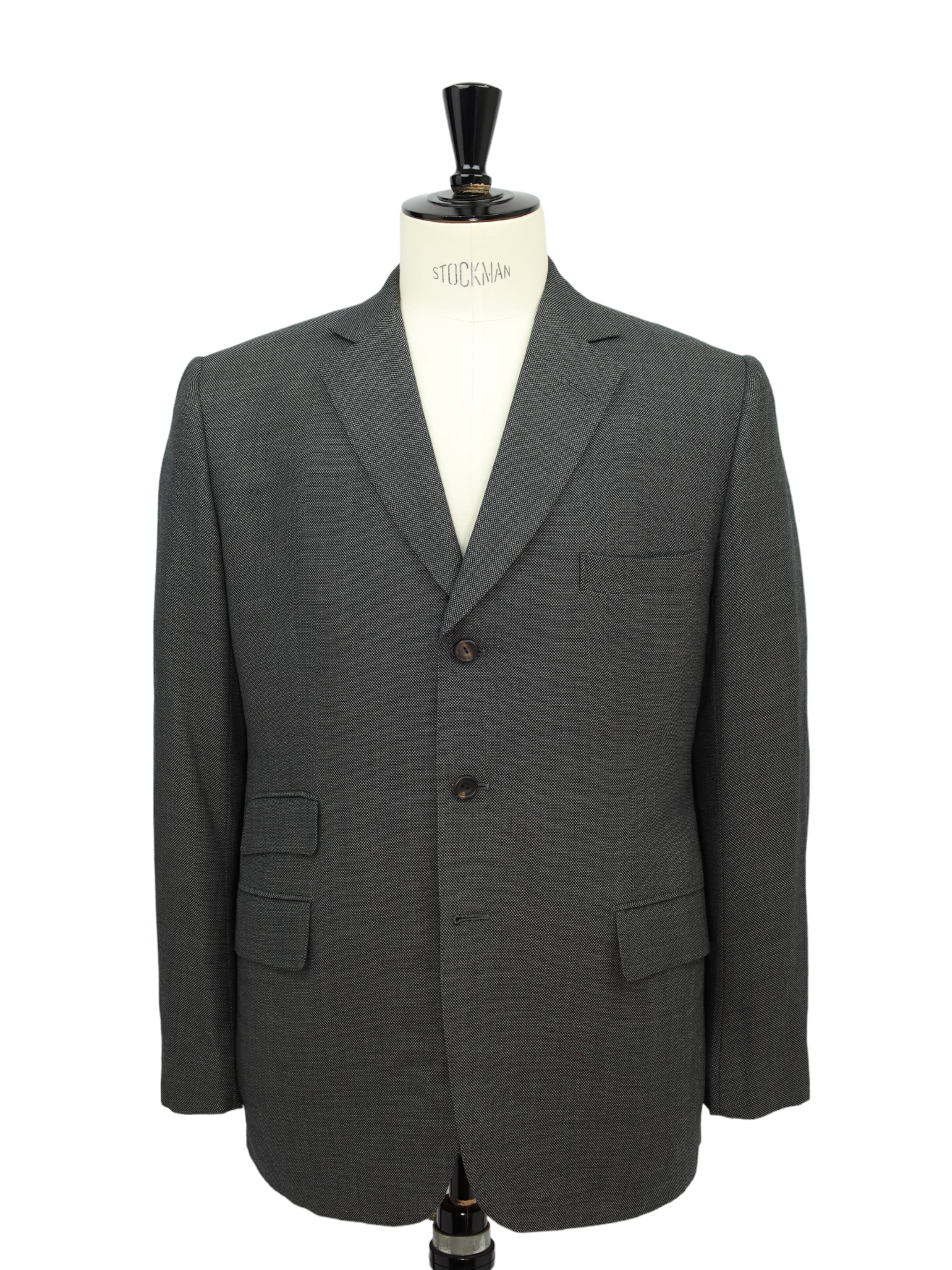 Henry Poole Grey Bespoke Birdseye Suit