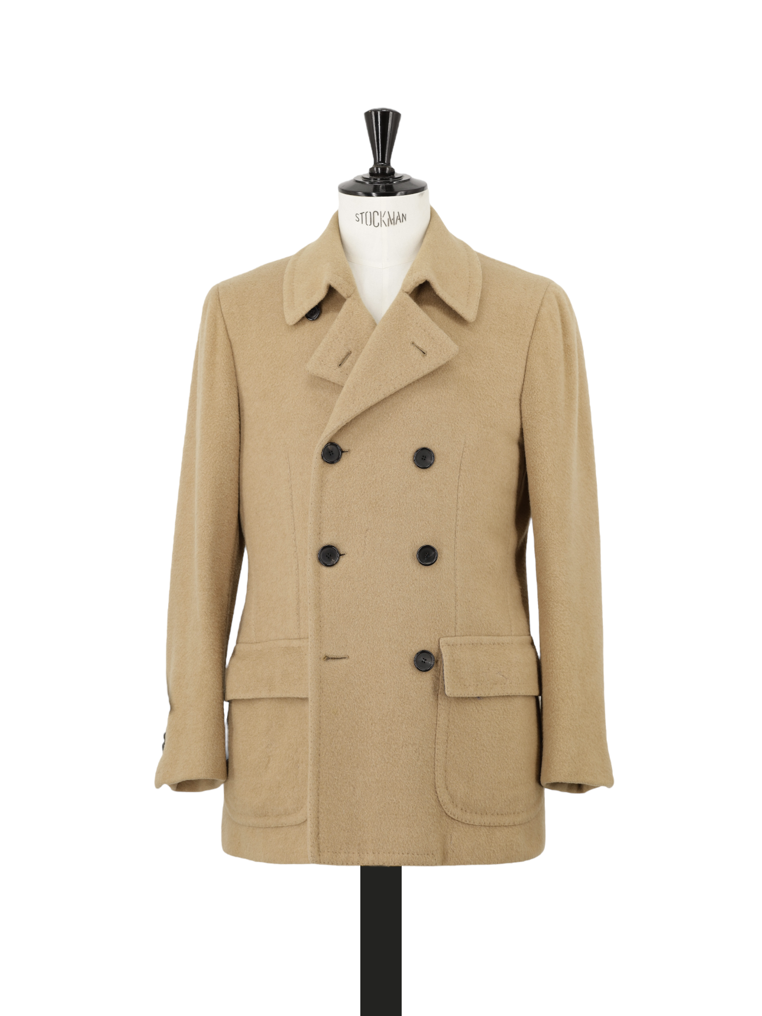Cesare Attolini Brown Pure Camel Sartorial Peacoat