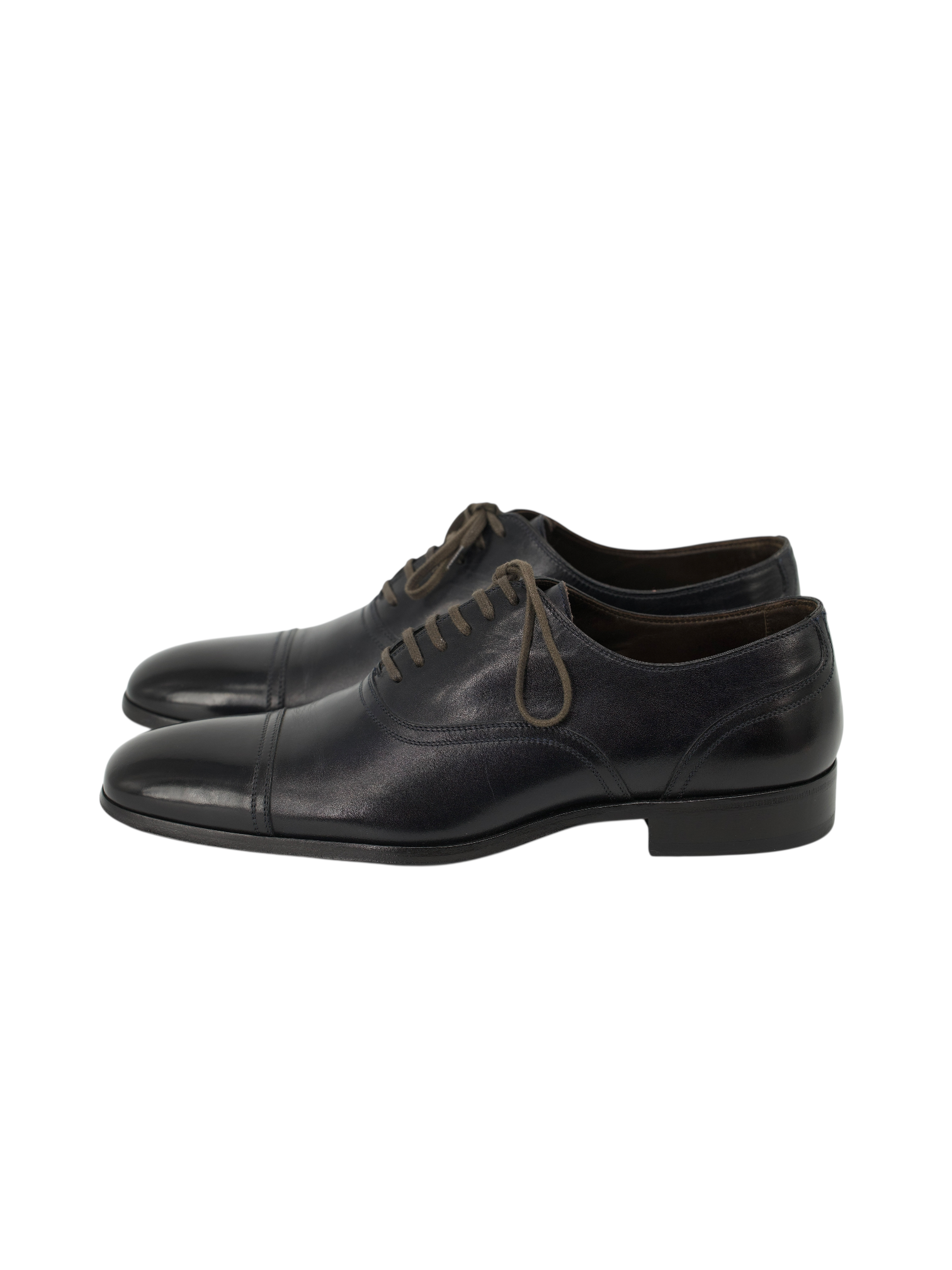 Tom Ford Black Austin Calfleather Oxford Lace-Ups