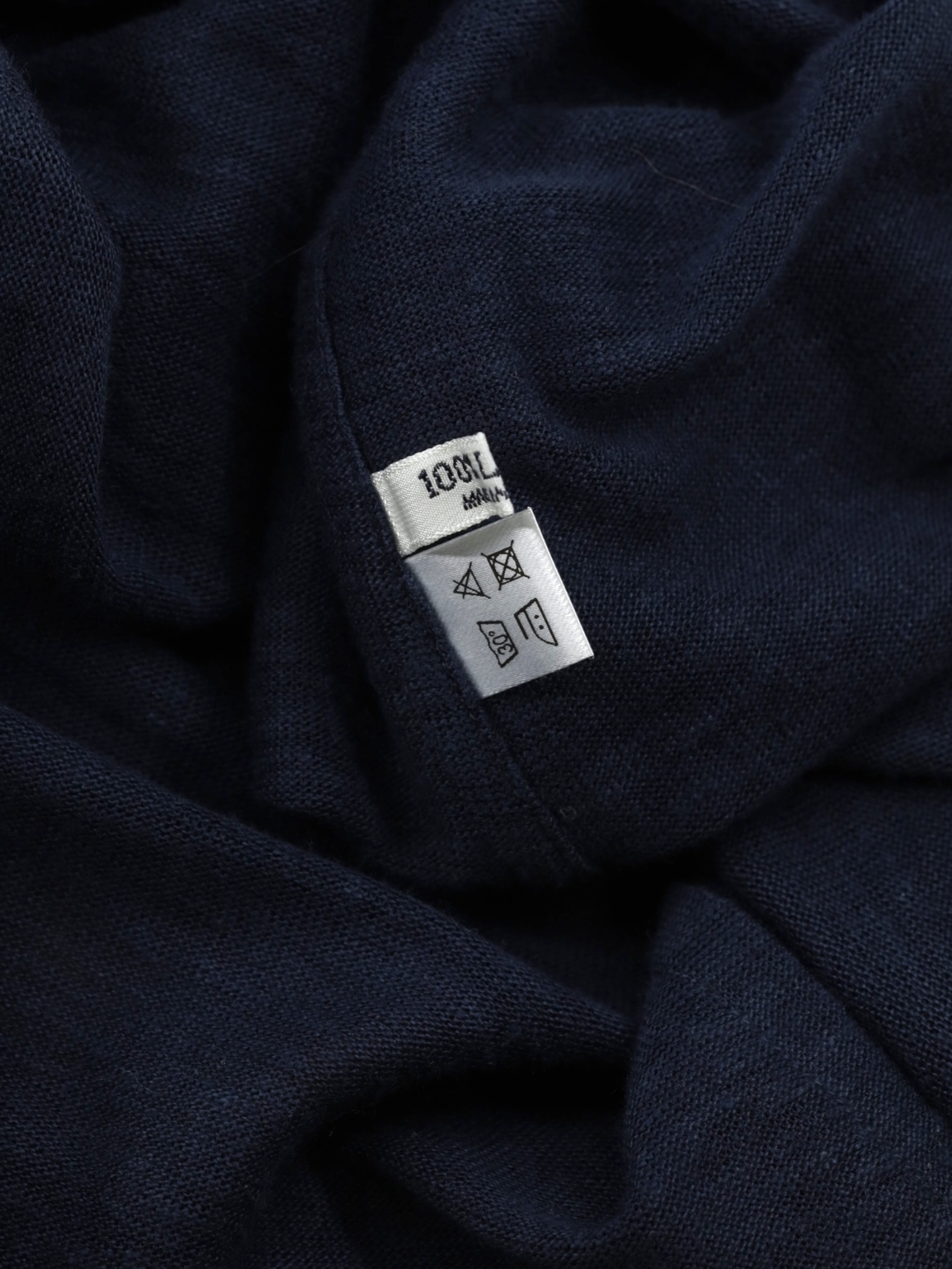 Fray Navy Breathable-Linen Short-Sleeve Summer Shirt