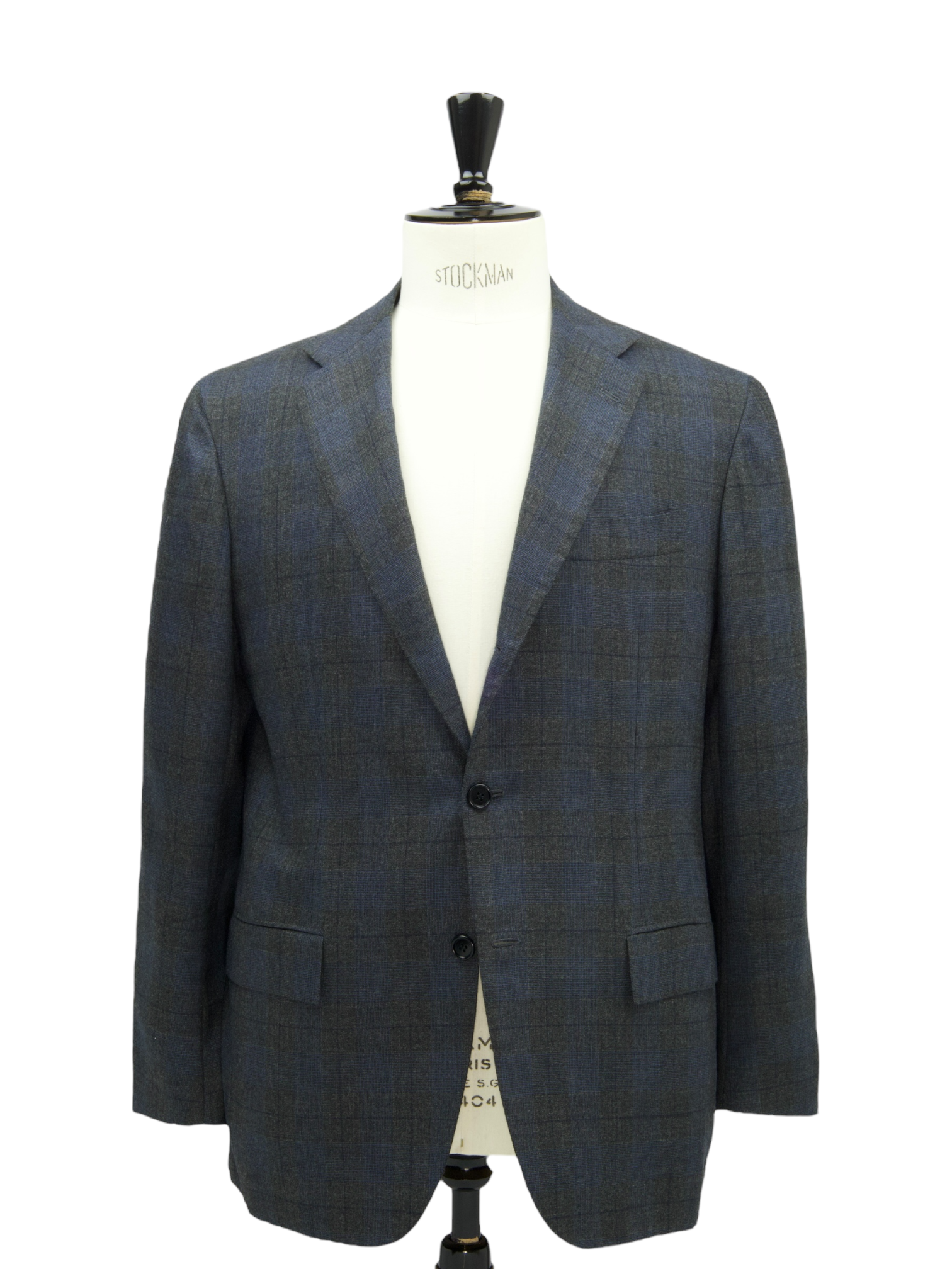 Kiton Dark Grey Cashmere & Bolivian Vicuna Glenplaid Suit