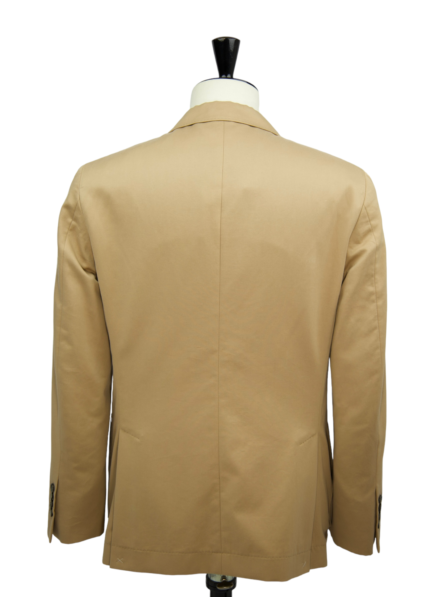 Brunello Cucinelli Camel Brown Wool & Cotton Twill Jacket