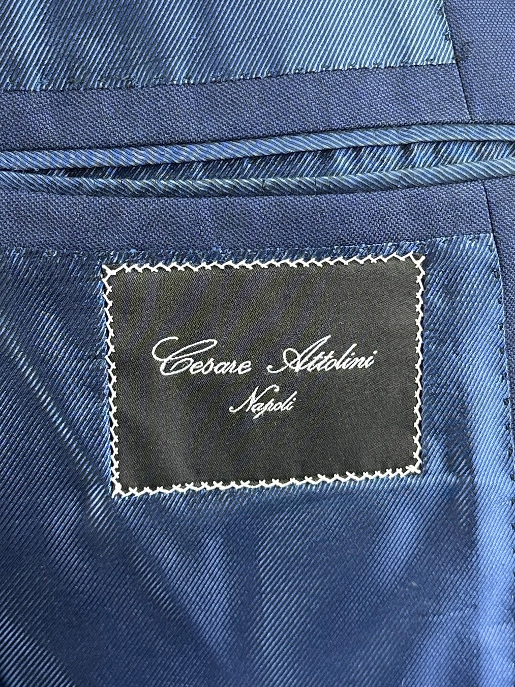 Cesare Attolini Blue Classic Jacket