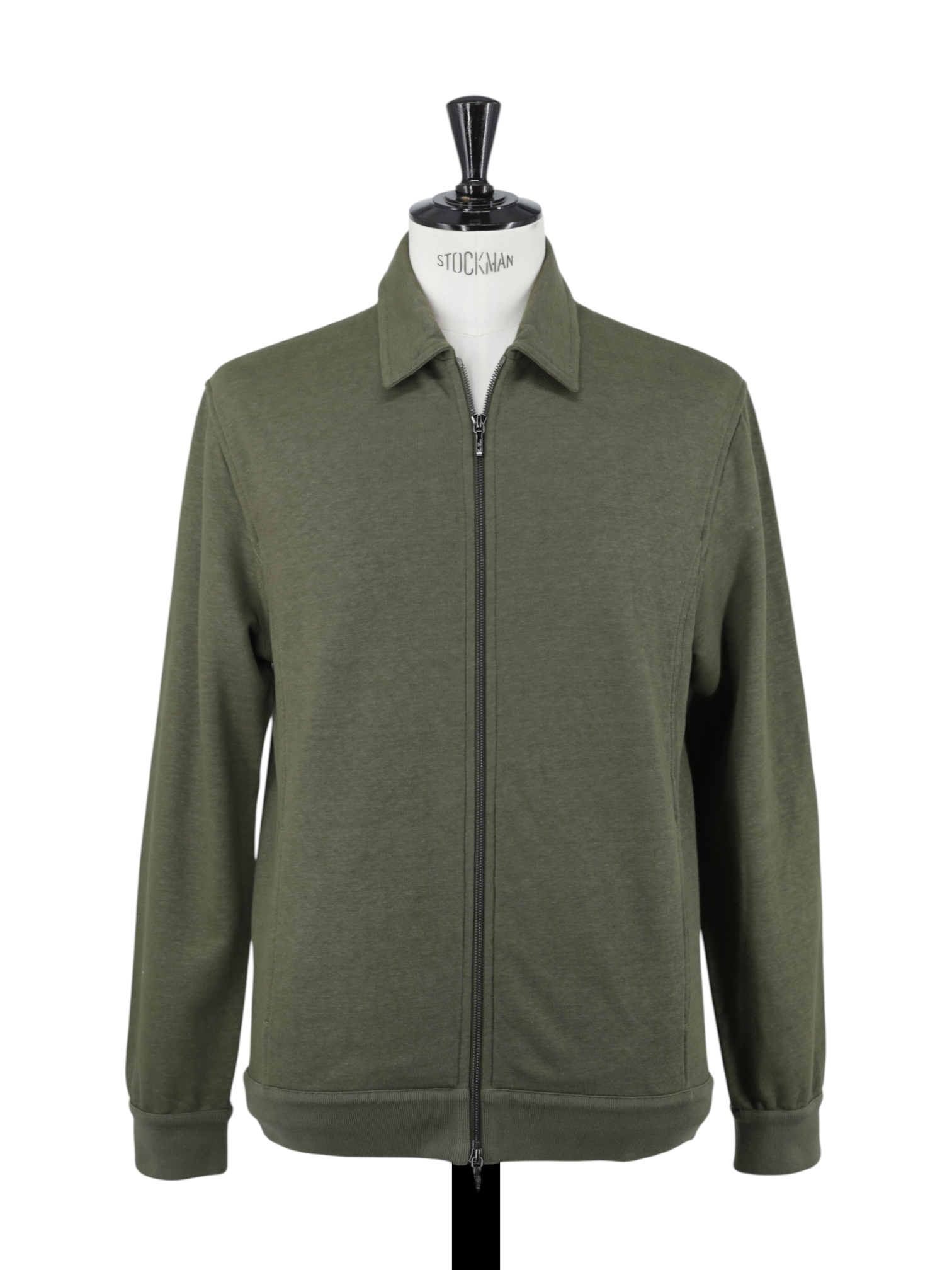 Loro Piana Olive Green Cotton, Linen & Cashmere Luxury "Kawaguchi" Tracksuit