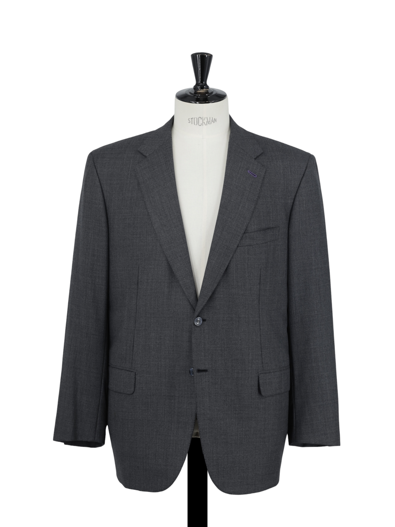 Brioni Grey Pure Wool Sharkskin Parlamento Suit