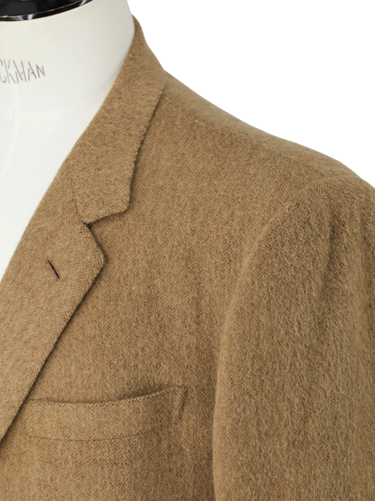 Brioni Caramel Brown Roman-Style Plushy Camel & Wool Jacket