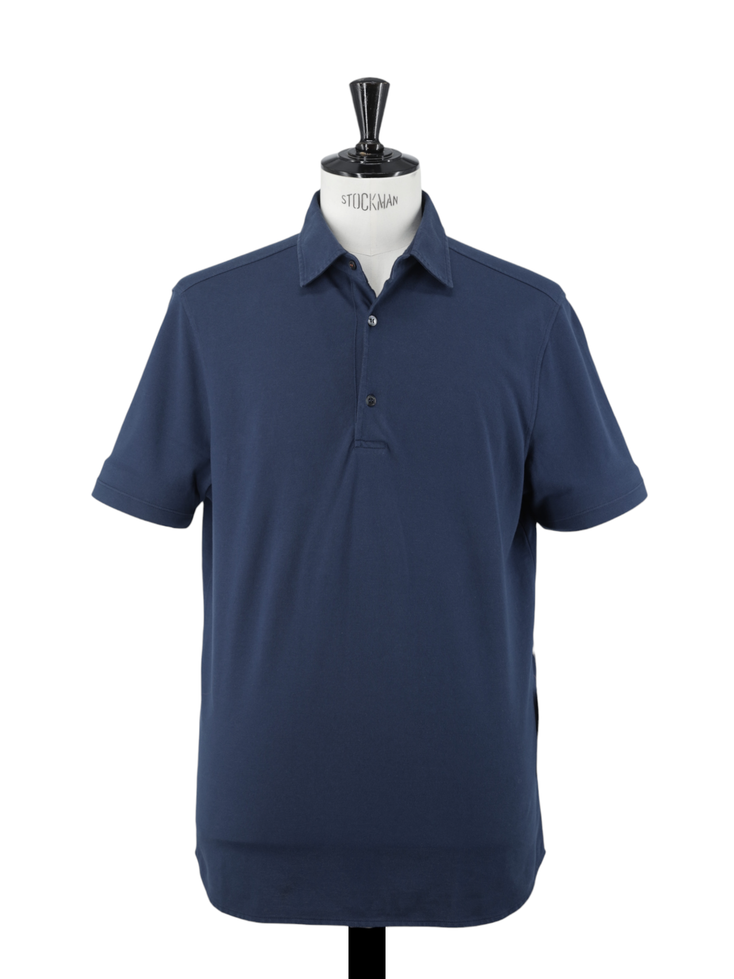 Loro Piana Dark Blue Lightweight Cotton-Pique Polo