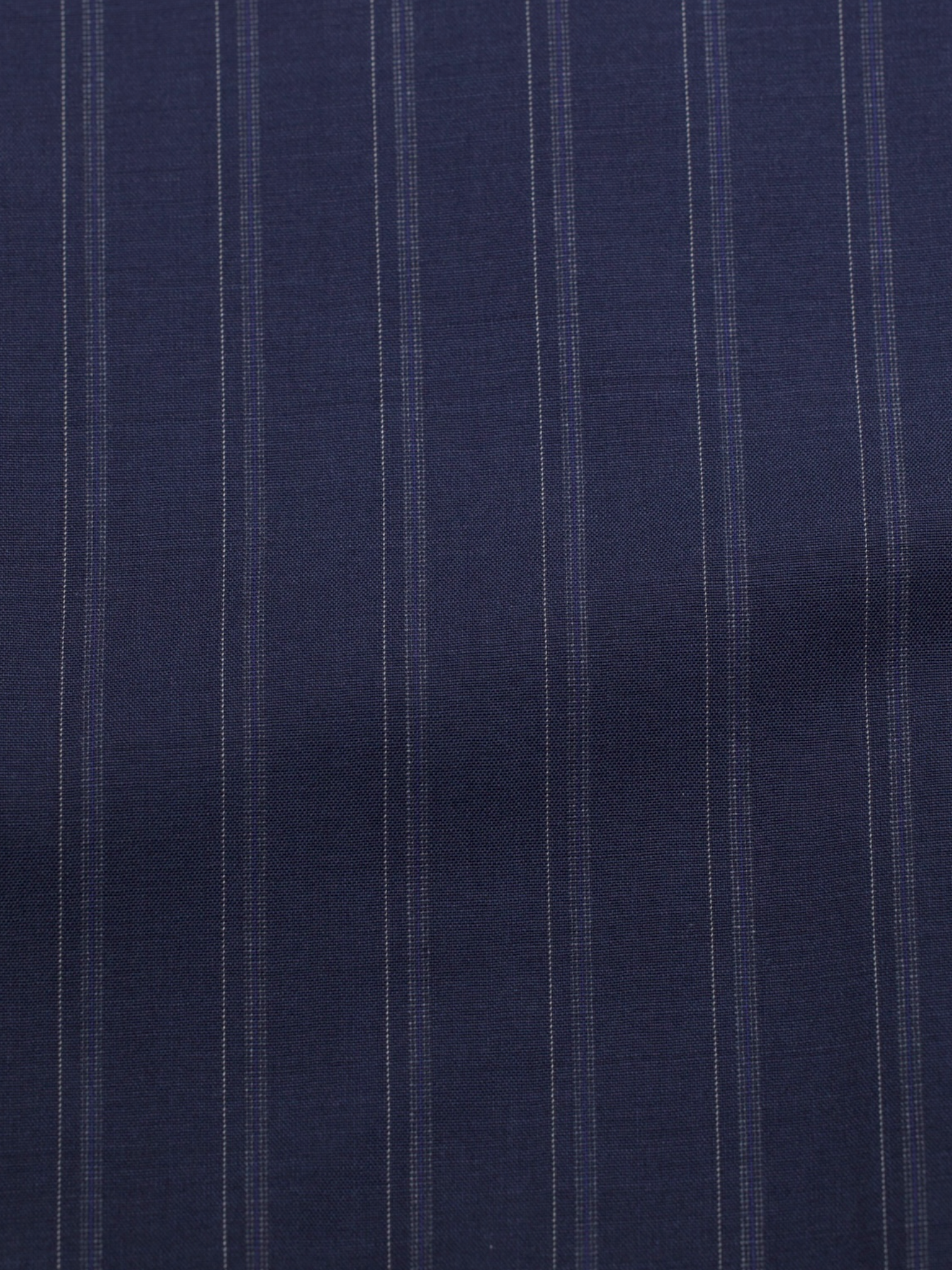 Kiton Dark Blue 14-Micron "Blanc Blu" Vintage-Pinstripe Suit