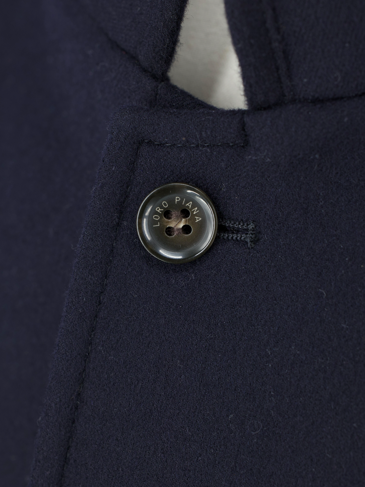 Loro Piana Deep Navy Cashmere Rain System Spagna Jacket
