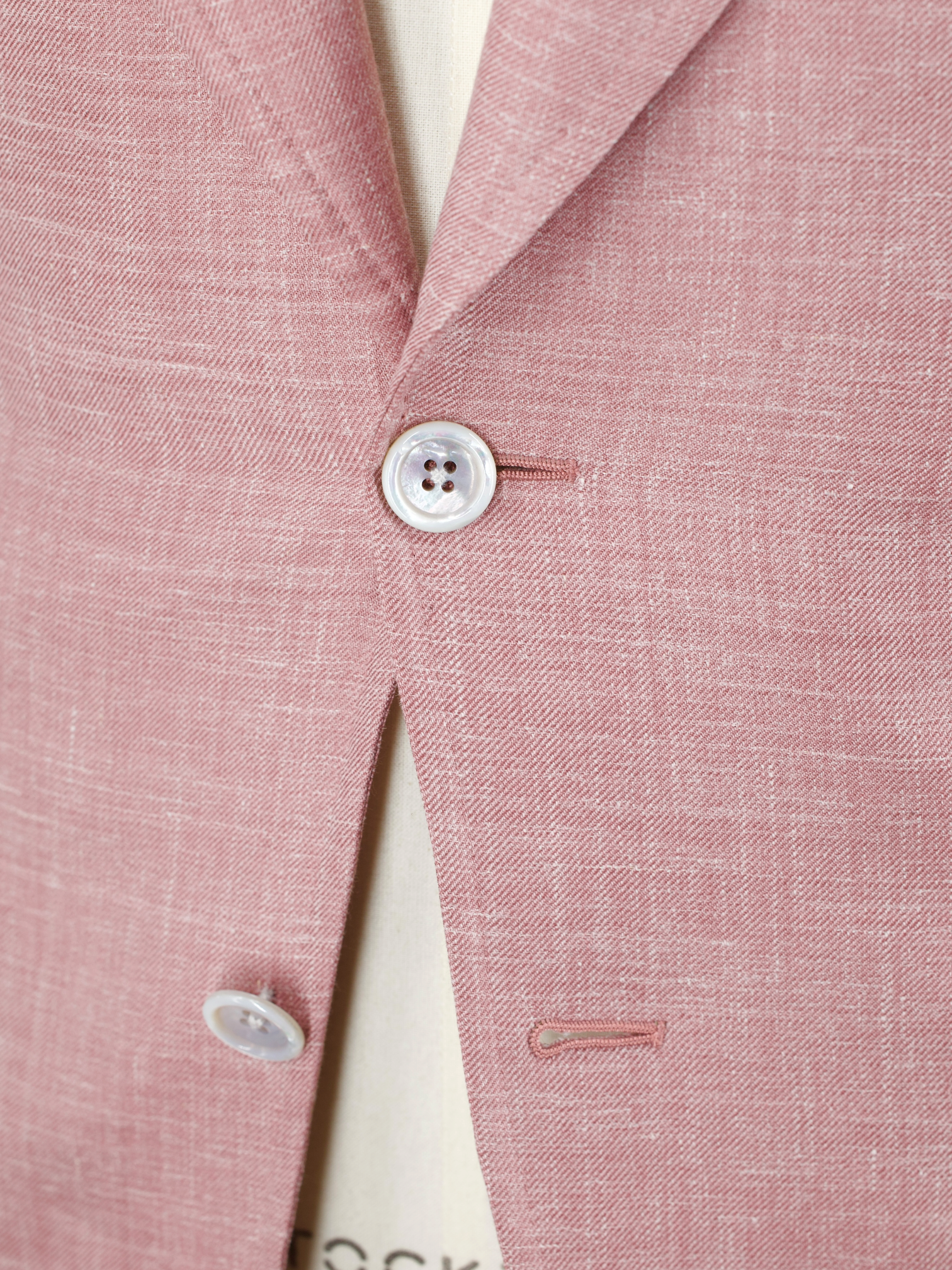 Tom Ford Soft Pink Wool, Silk & Linen Melange Wetherby Suit