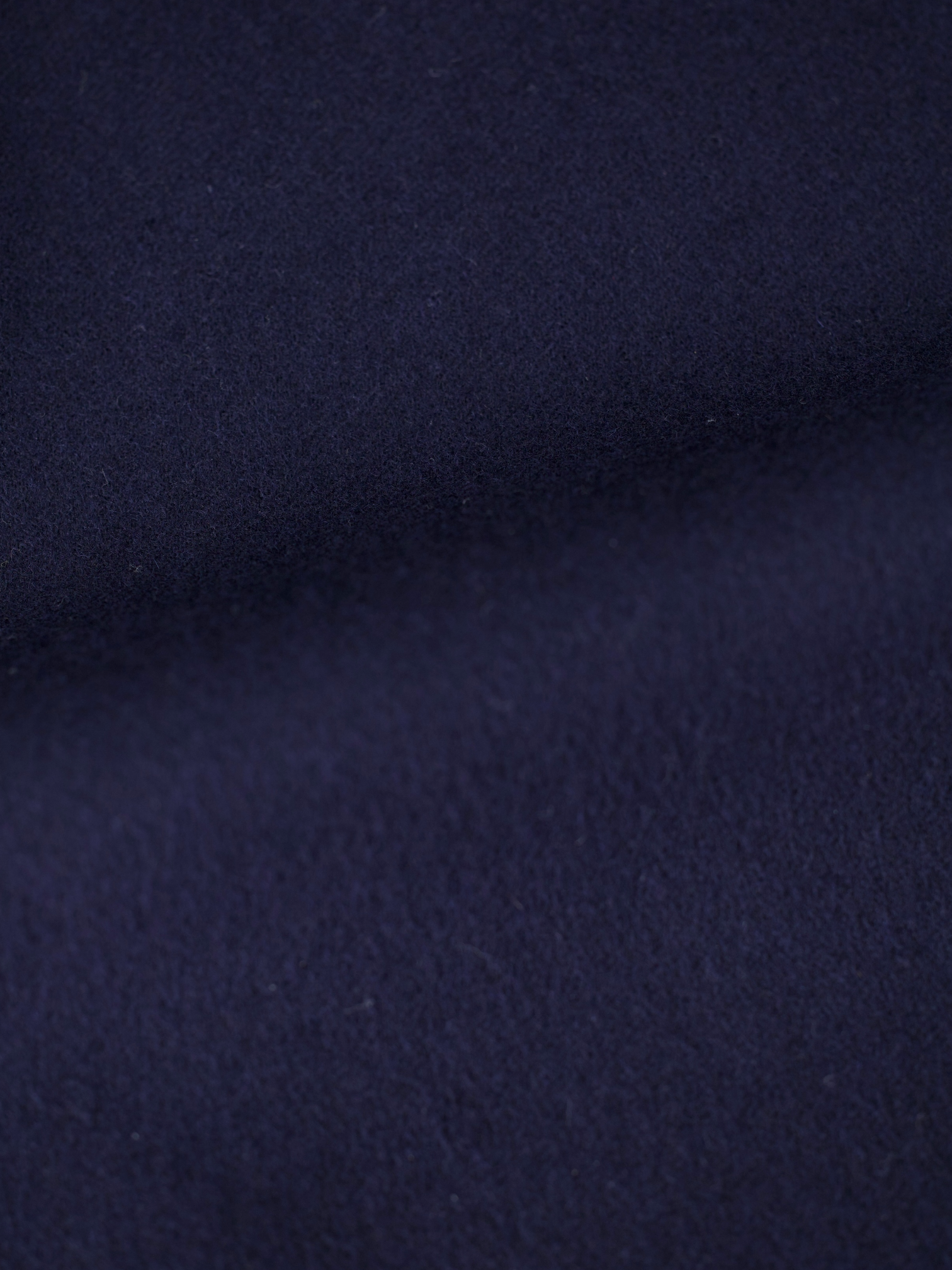 Lardini Navy Double-Faced "Capolavoro" Wool Unlined Overcoat