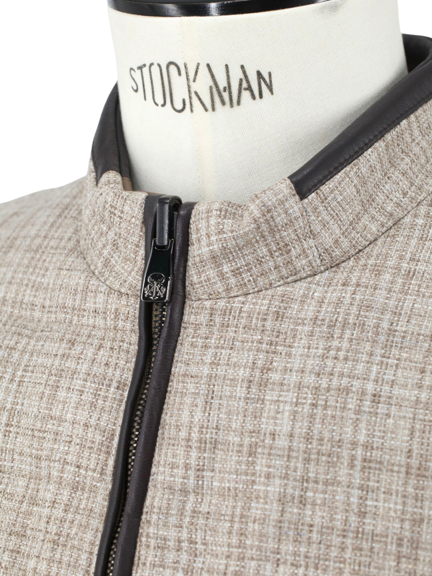 Corneliani Light Brown Reversible Silk & Softshell Bodywarmer Vest