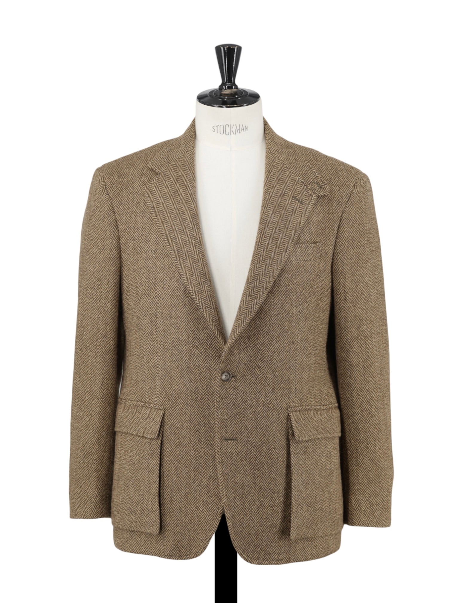 Ralph Lauren Brown Shetland-Tweed Herringbone "RL69" Jacket