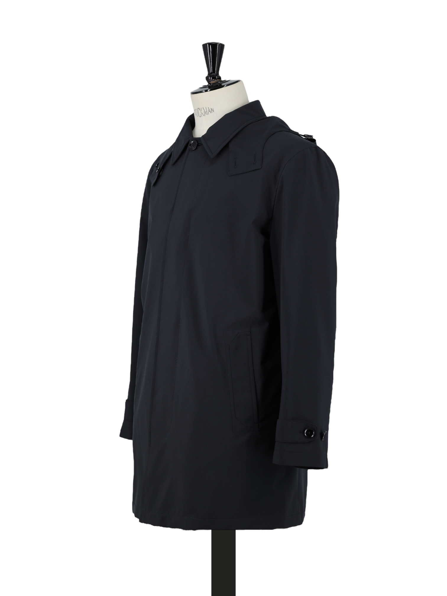 Brioni Deep Navy "Performa" Sartorial Raincoat Parka