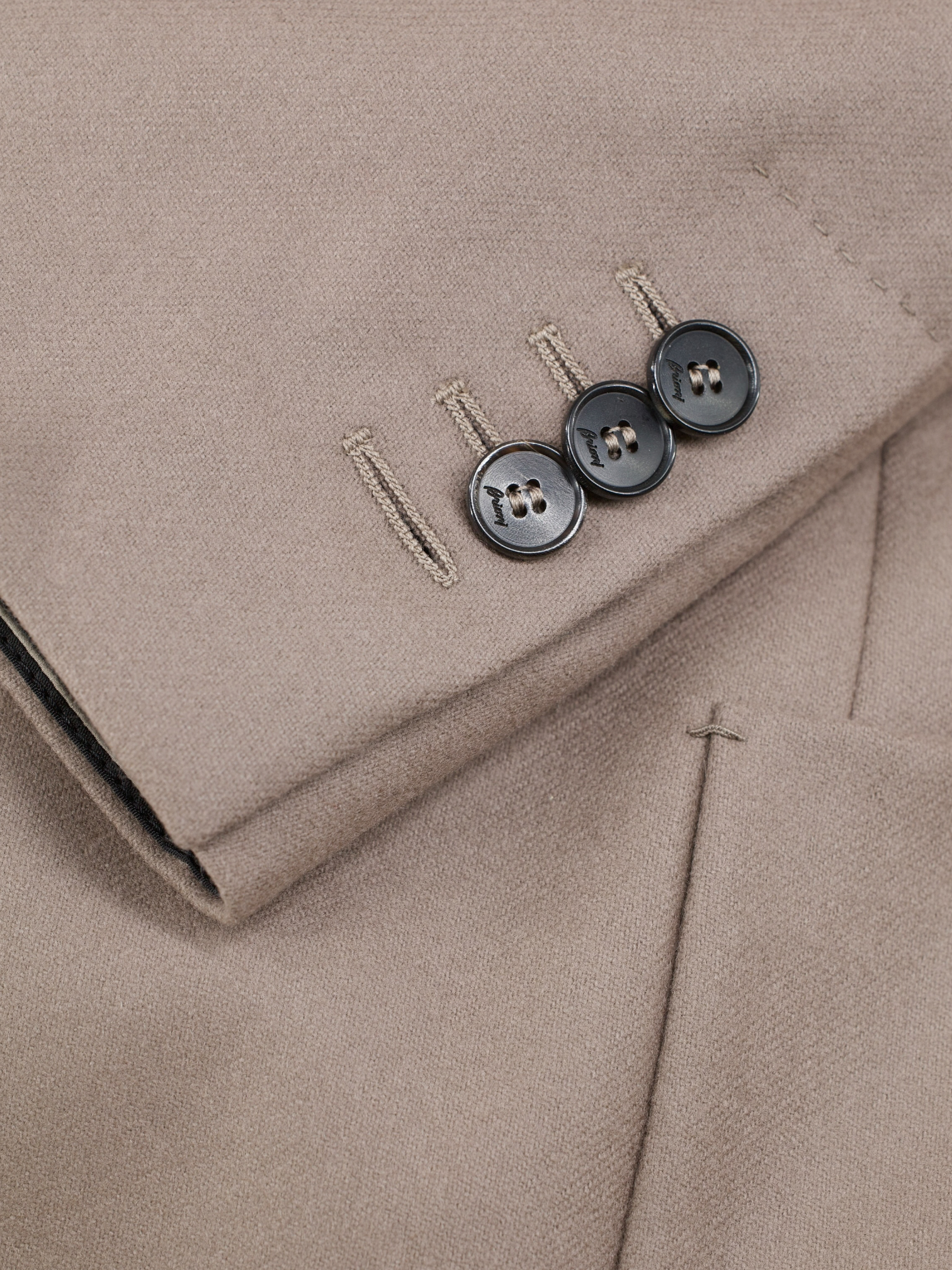 Brioni Taupe Fine-Wool Semi-Formal Twill Jacket