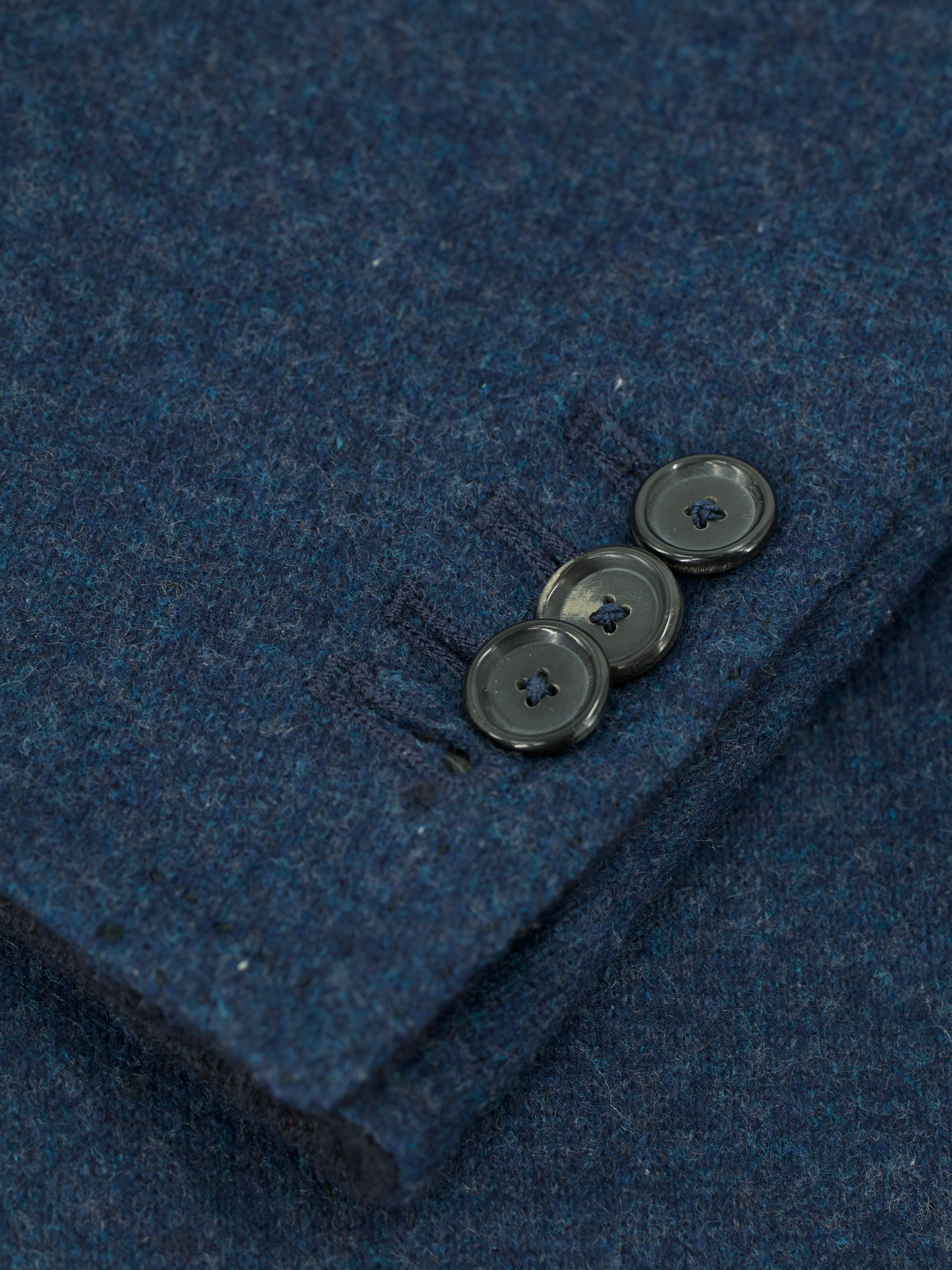 Cesare Attolini Blue Double-Faced Wool & Cashmere Jersey Jacket
