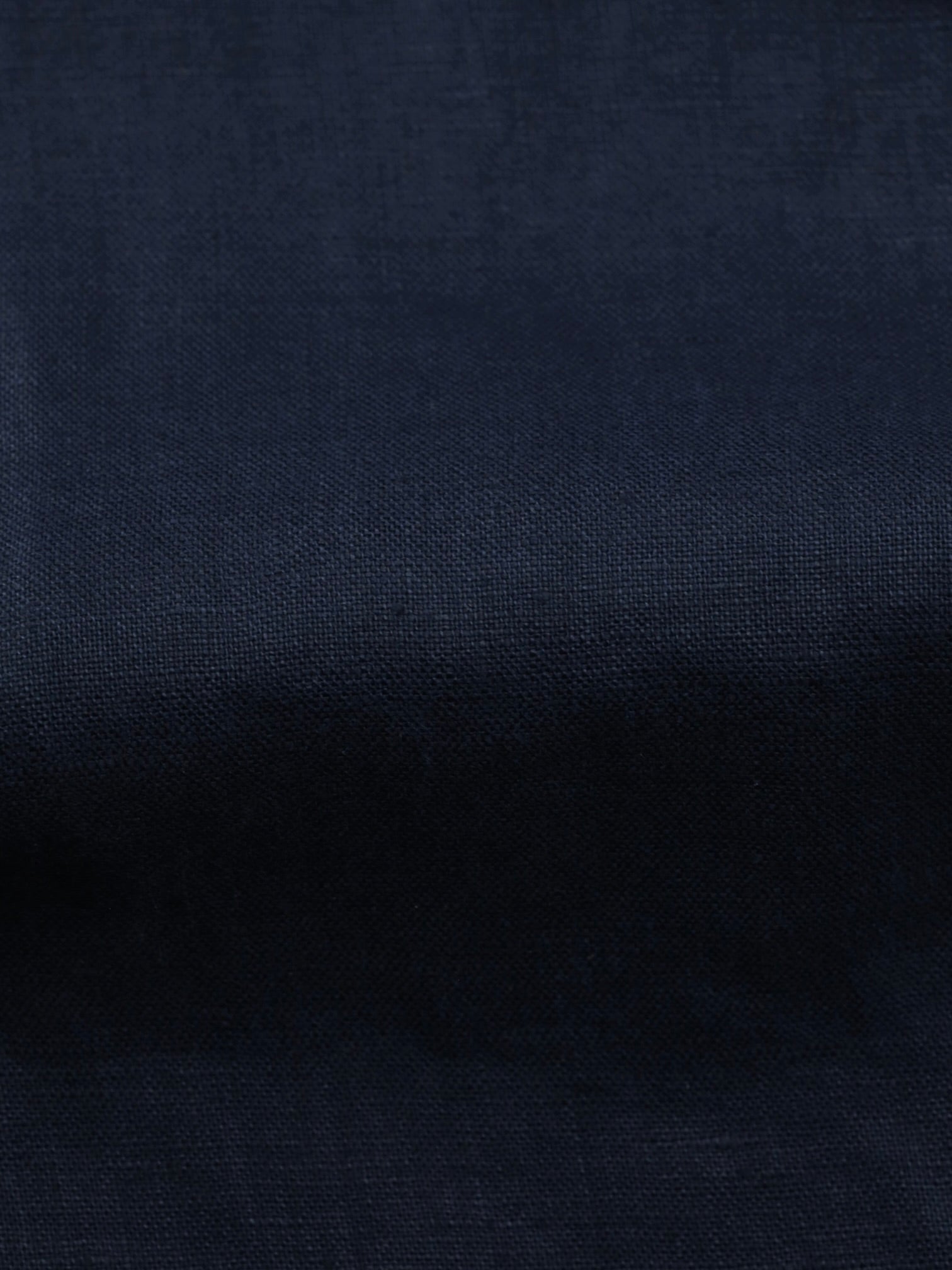 Kiton Navy Linen Drawstring Summer Trousers