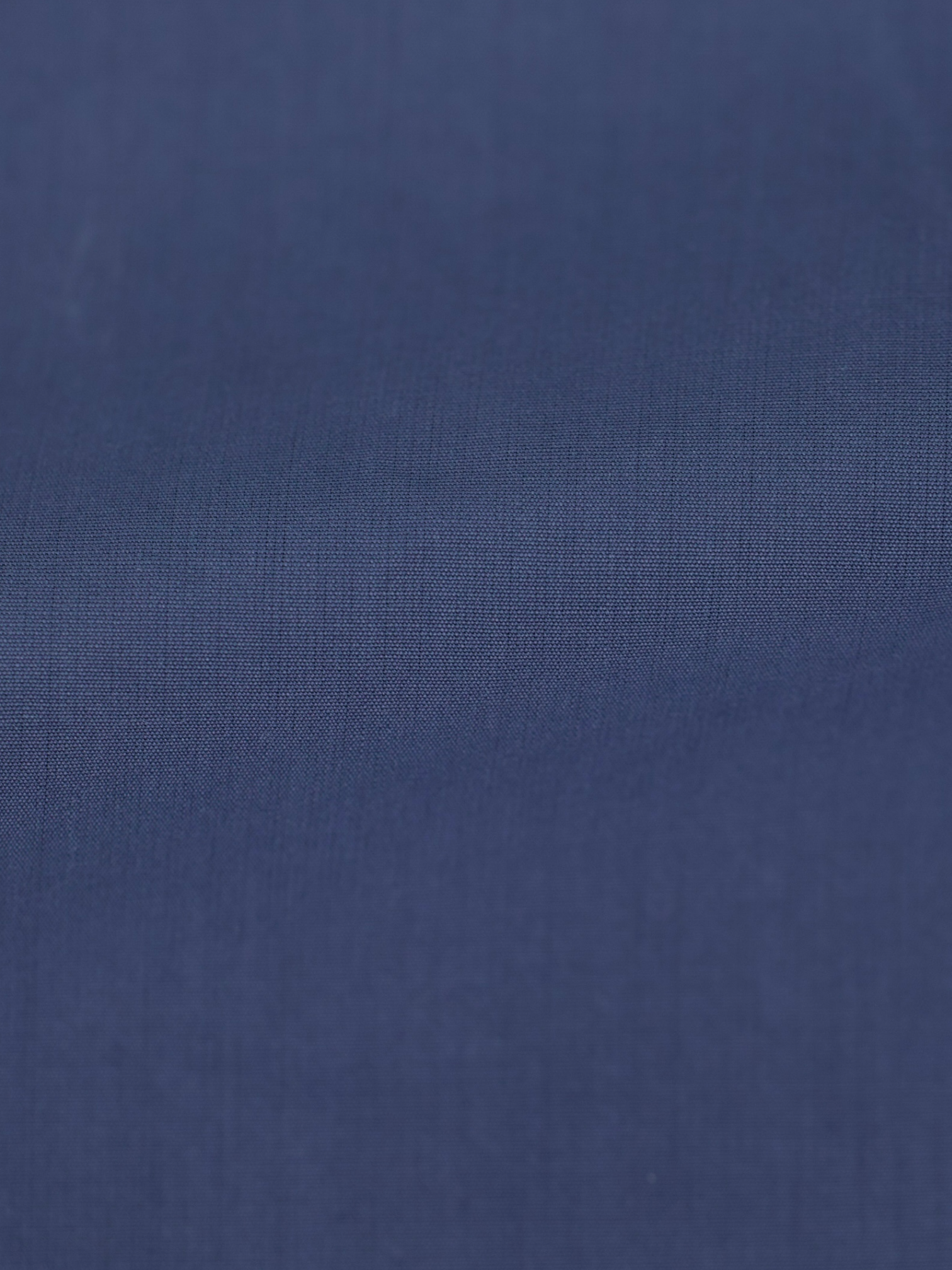 Finamore Steel Grey Poplin Cotton Button-Down Collar Shirt